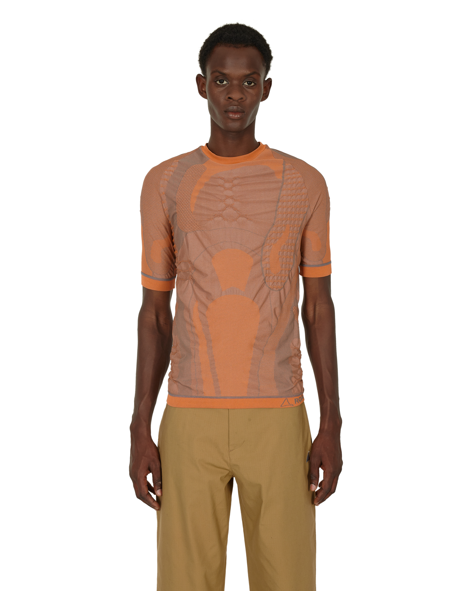 ROA Seamless T-shirt J277305-M-Orange front