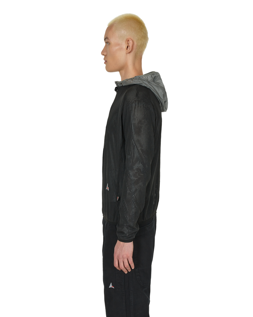【ROA / ロア】roa hiking MESH ZIP UP SWEATER Mesh Zip Up Black – ROA