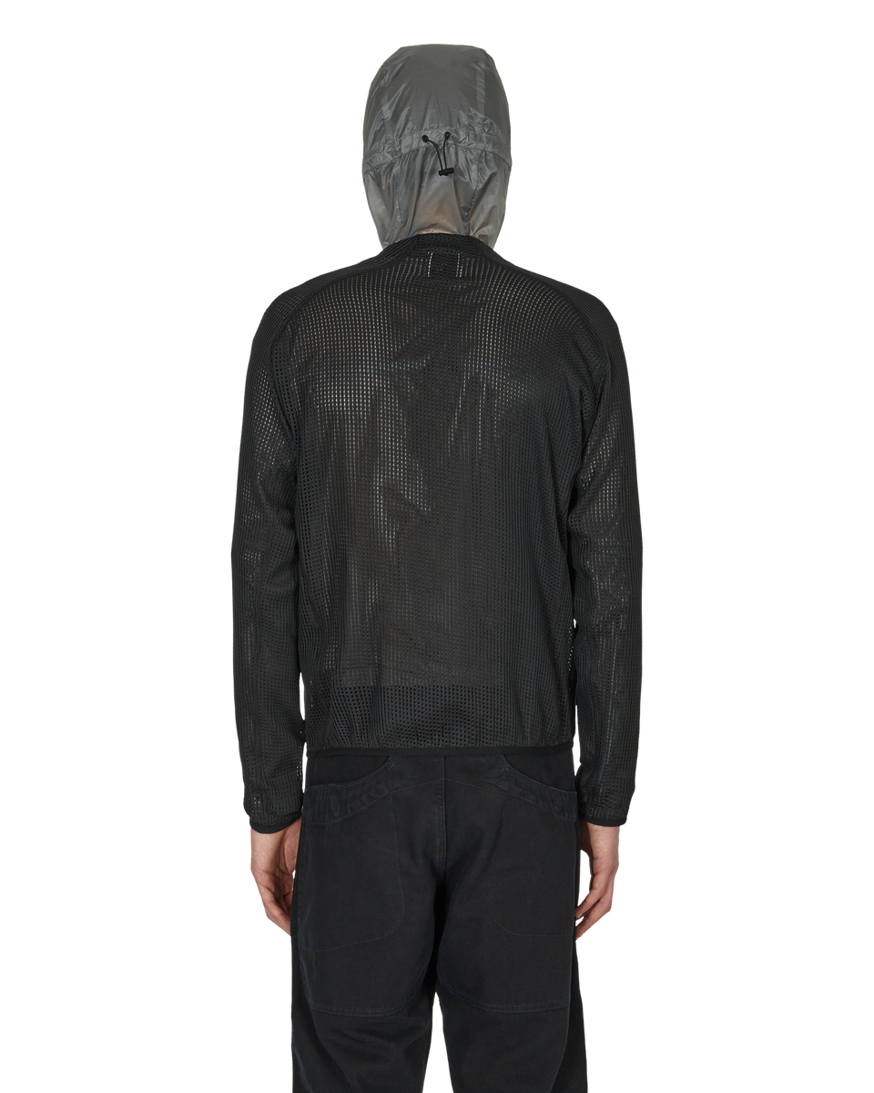 Mesh Zip Up Black – ROA