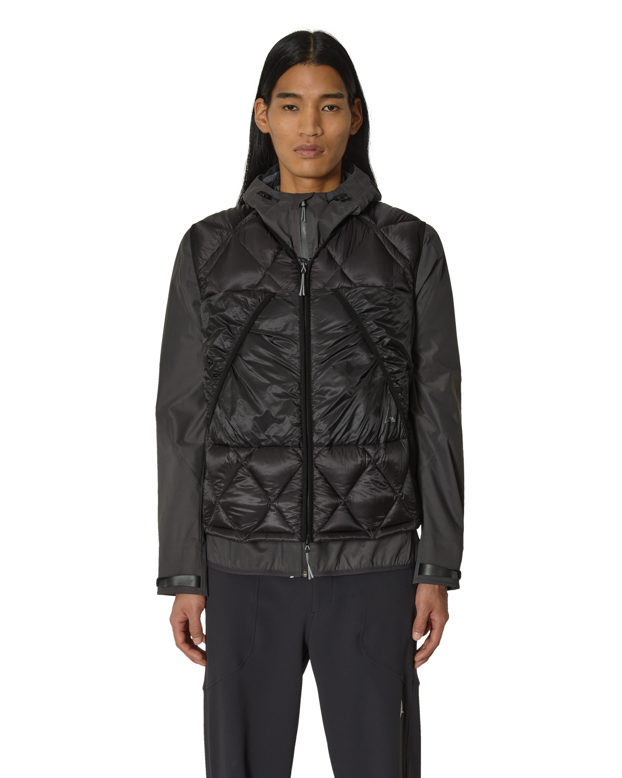 ROA Light Down Vest J294376-S-Black front