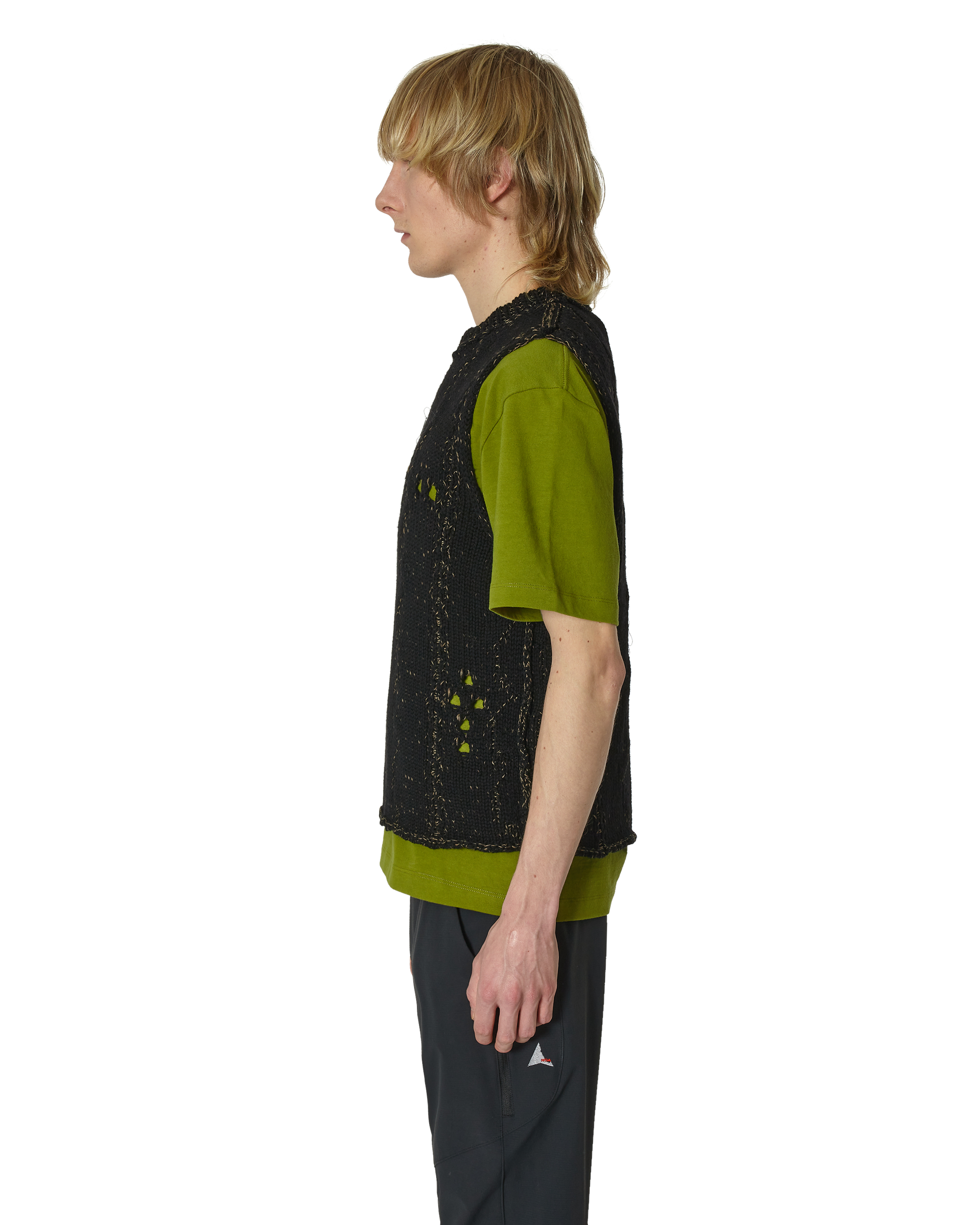 ROA Cable Roundneck Vest J294348-L-Black 2