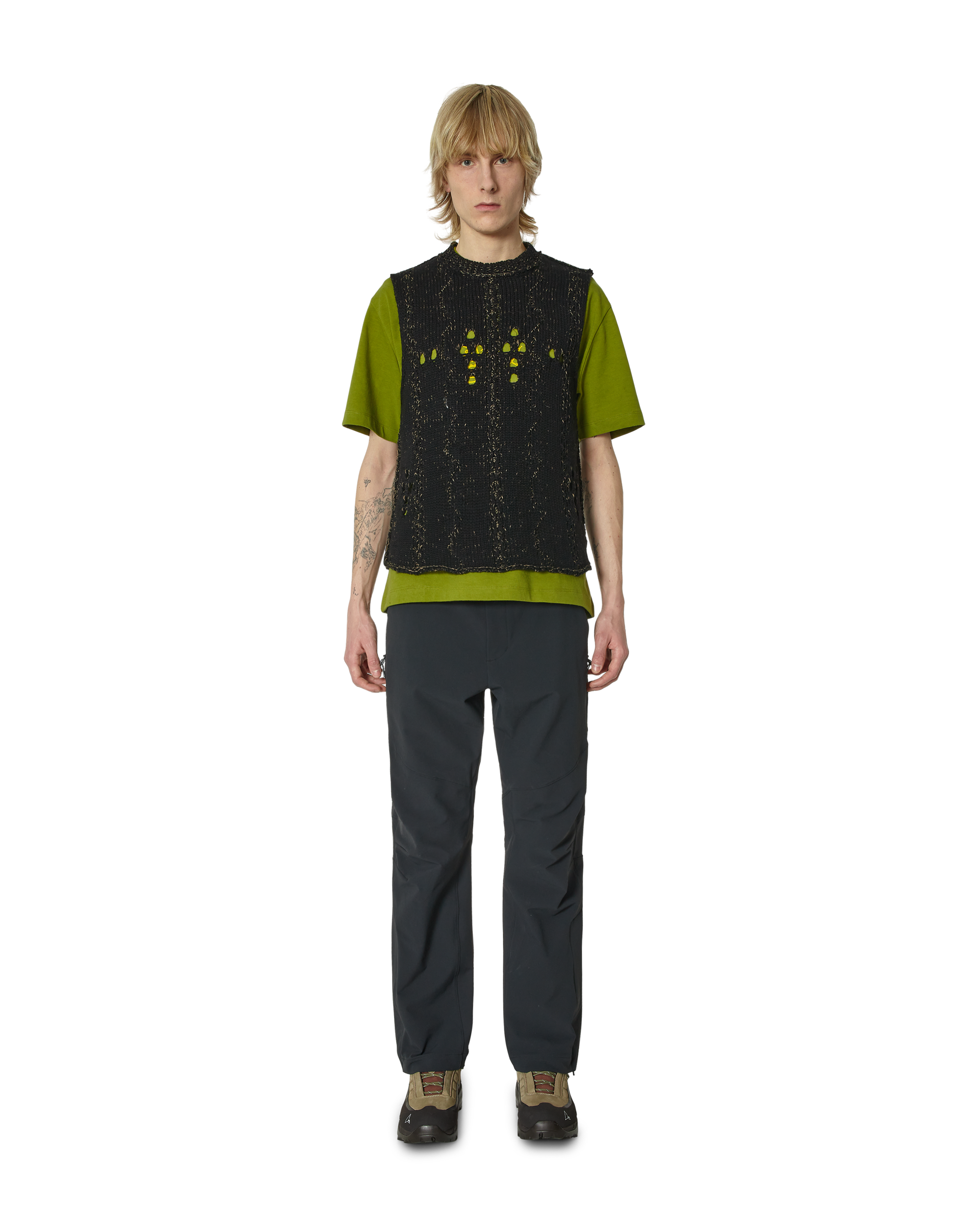 ROA Cable Roundneck Vest J294348-L-Black 4