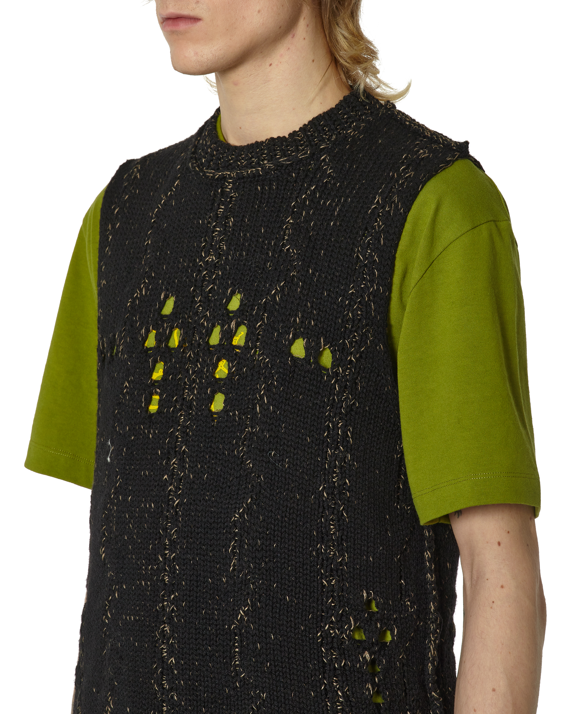 ROA Cable Roundneck Vest J294348-L-Black 5