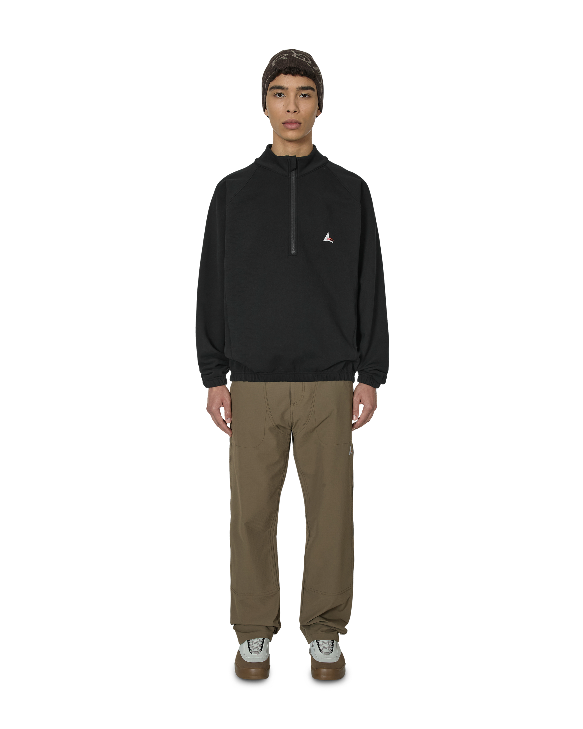 ROA Heavy Half Zip J302073-XL-Black 4