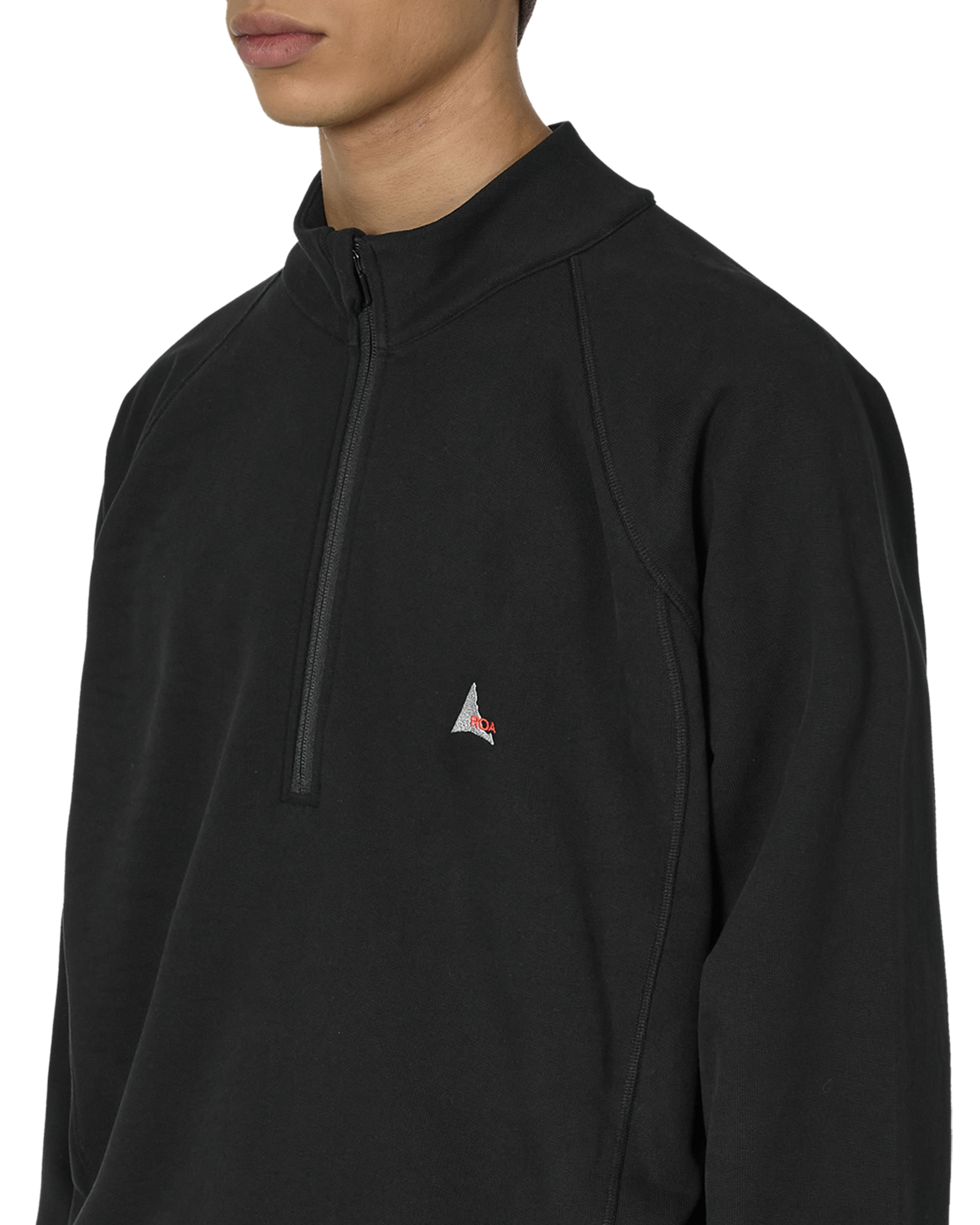 ROA Heavy Half Zip J302073-XL-Black 5