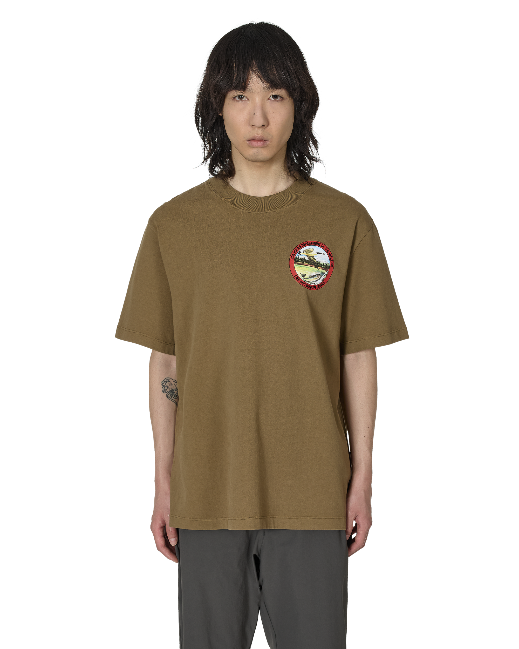 ROA Division T Shirt J302113-M-Brown front