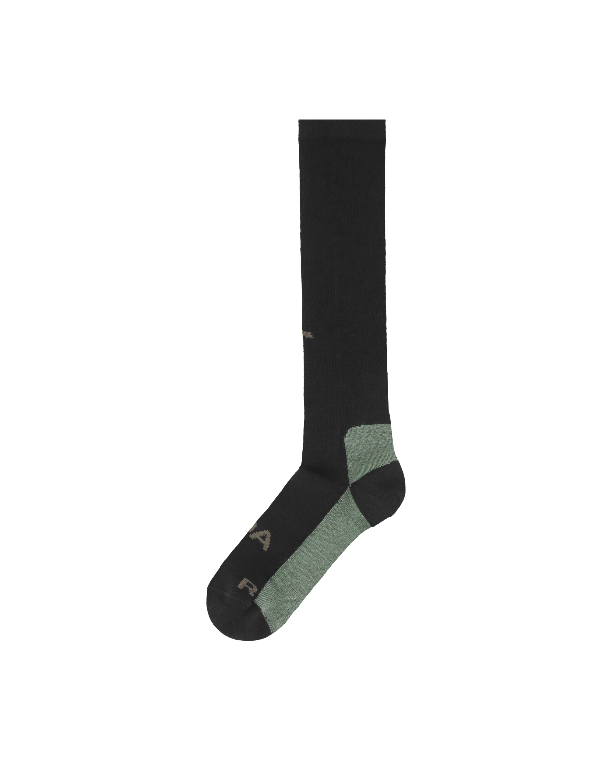 ROA Logo Wool High Socks J302838-43-46-Black 2