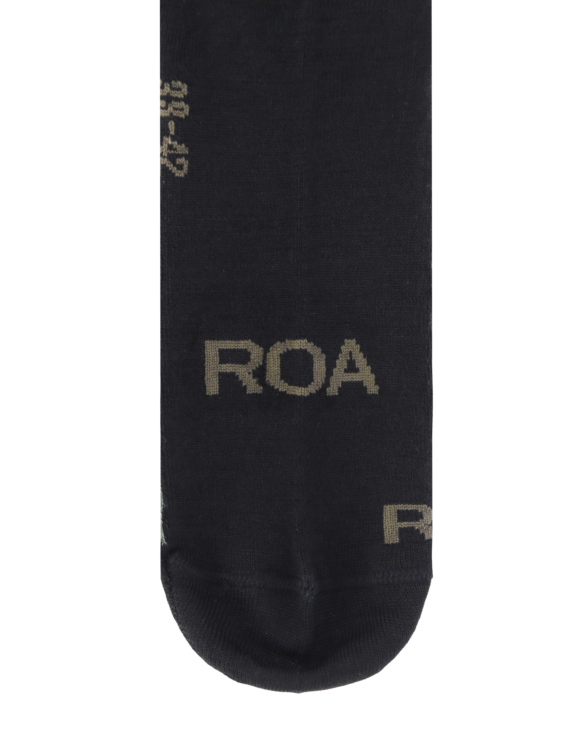 ROA Logo Wool High Socks J302838-43-46-Black 4