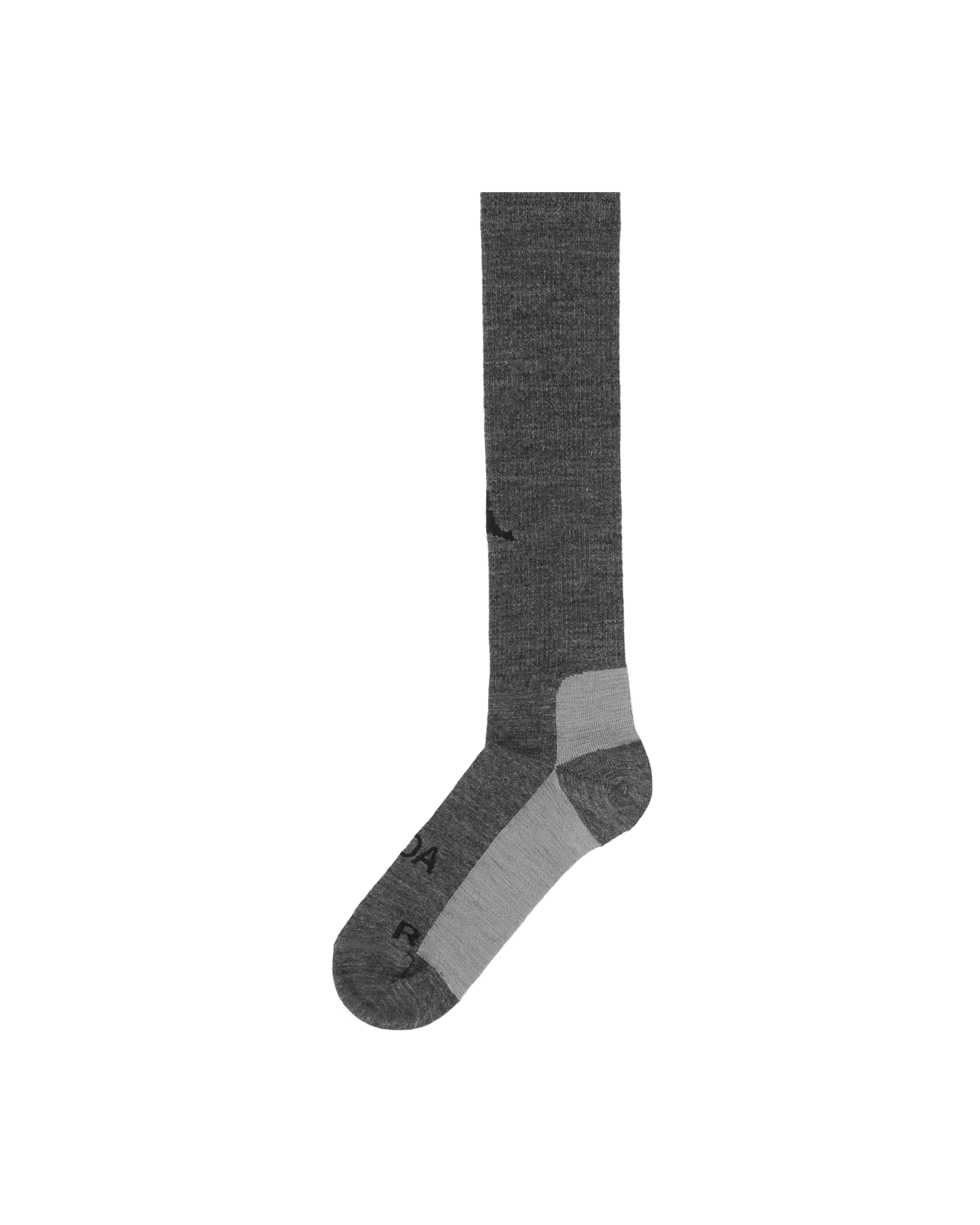 ROA Logo Wool High Socks J302839-43-46-Grey 2