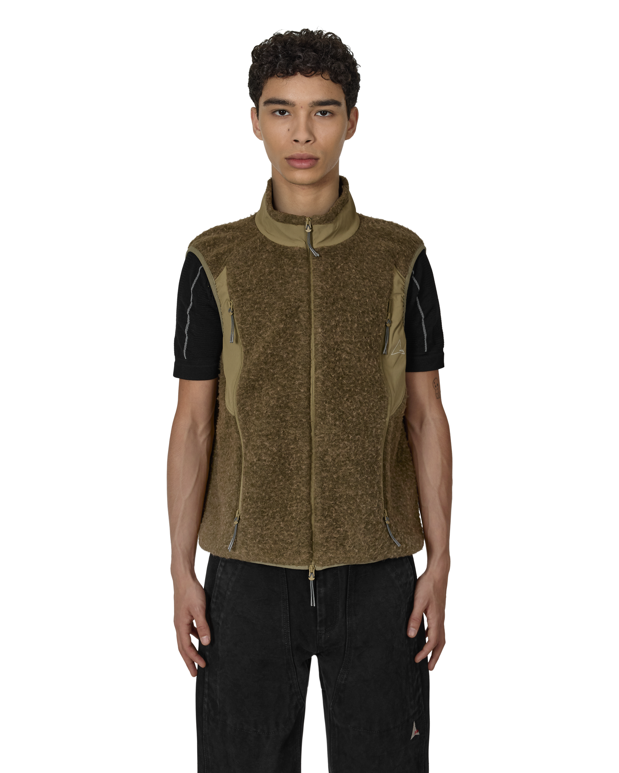 ROA Polar Fleece Vest J302896-S-Multicolor front