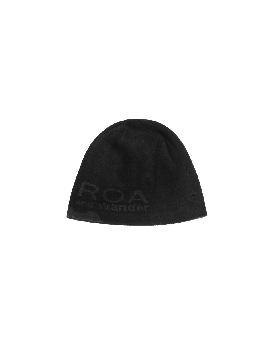 ROA X And Wander Logo Cotton Beanie ROA X And Wander Logo Cotton Beanie