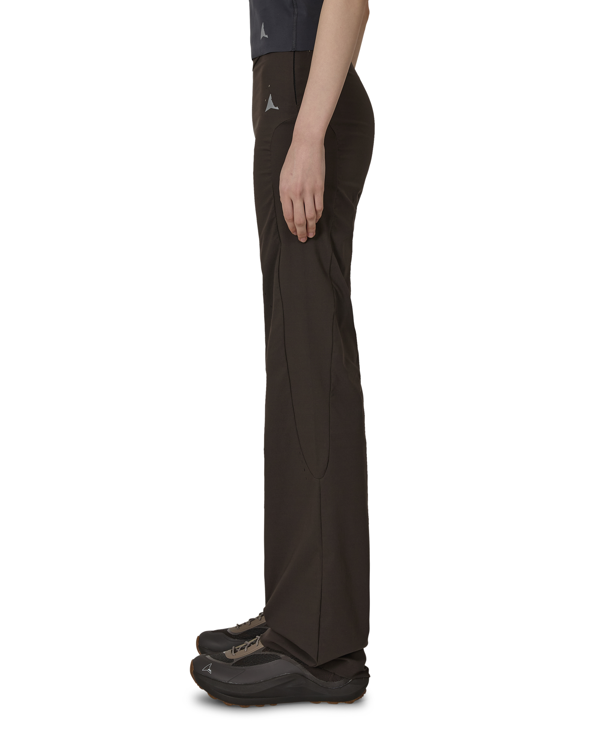 ROA Marva Compression Flared Pants J315852-XS-Brown 2