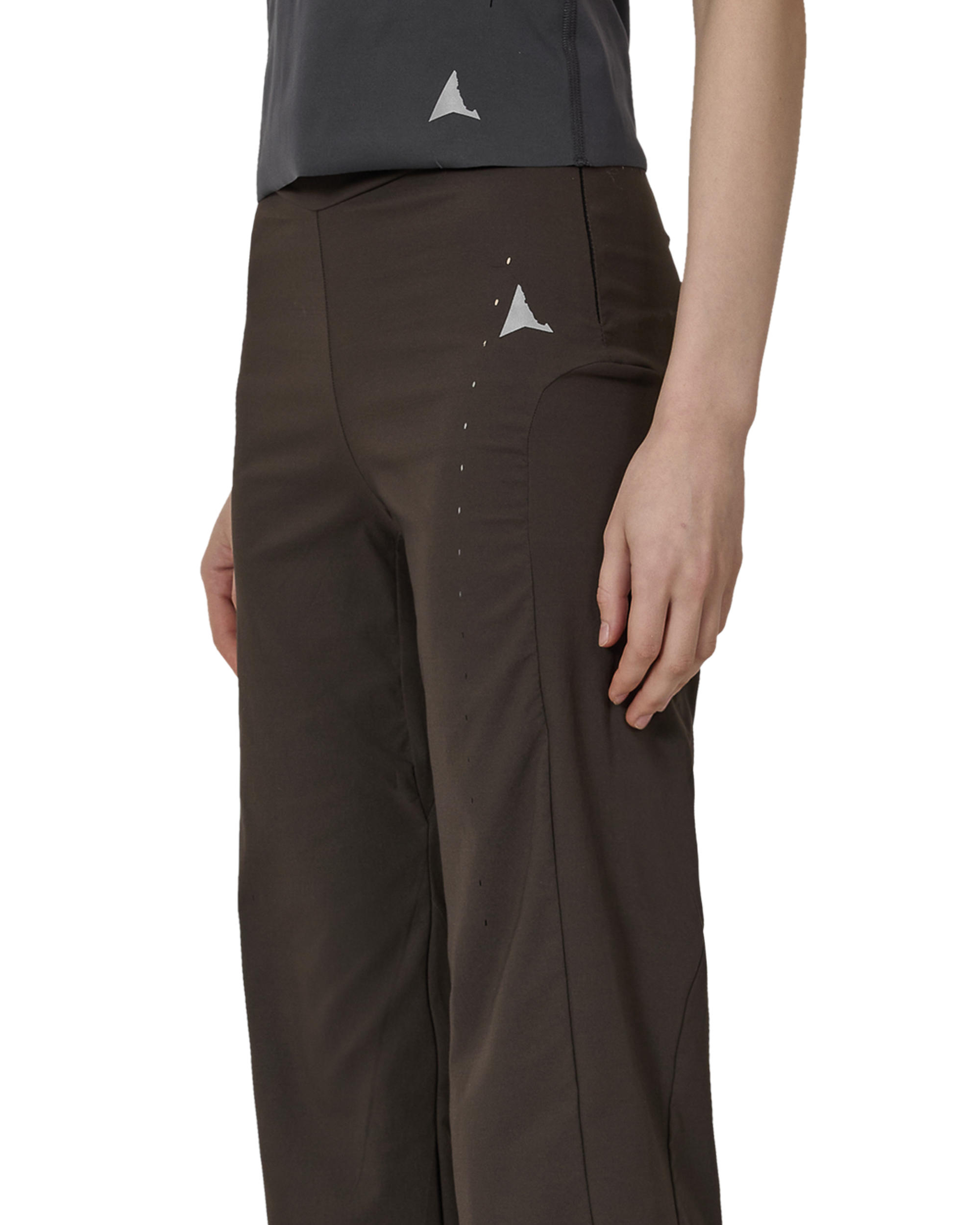 ROA Marva Compression Flared Pants J315852-XS-Brown 5