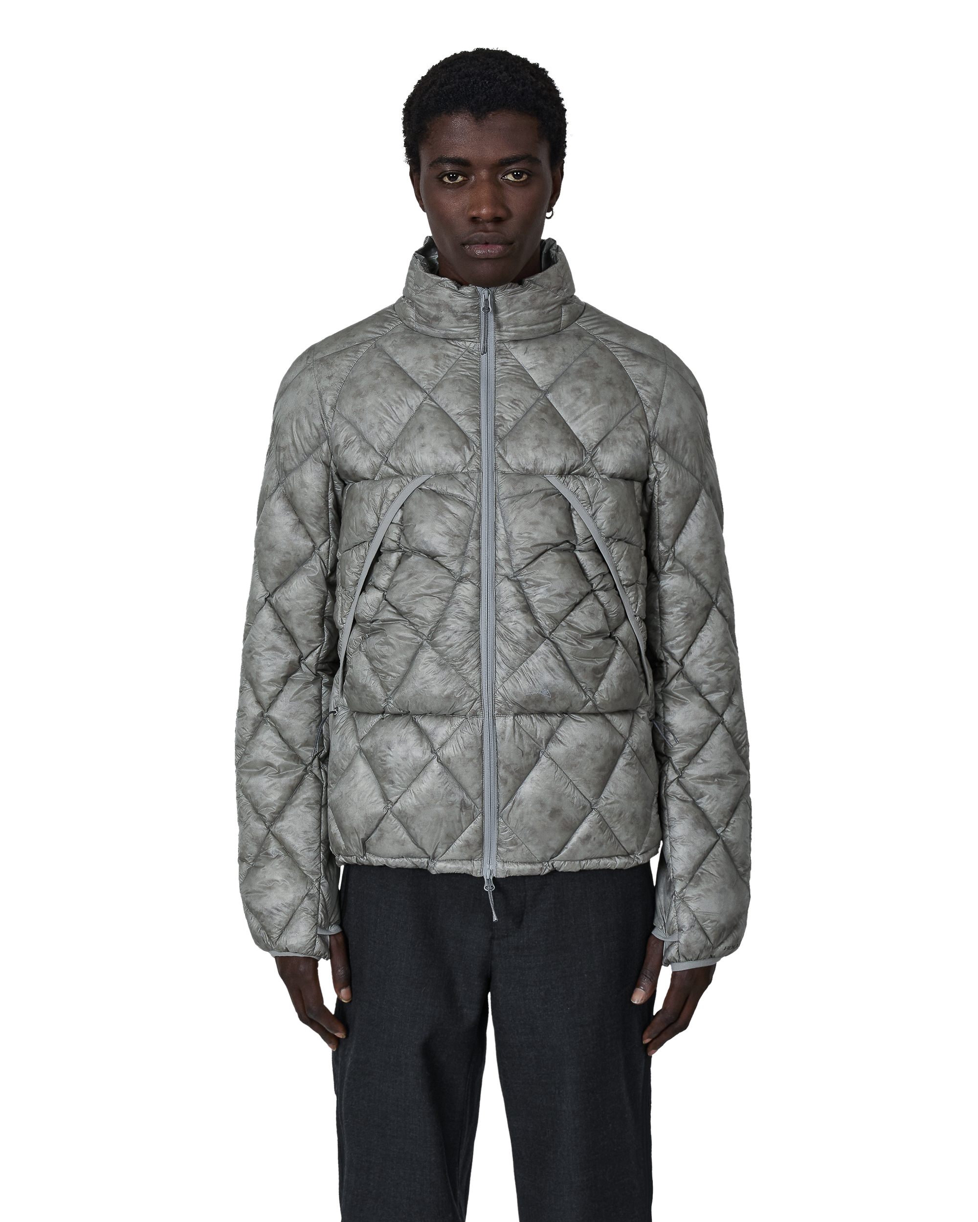ROA Nuna 800 Fill Power Hooded Down Jacket J315898-S-Grey front