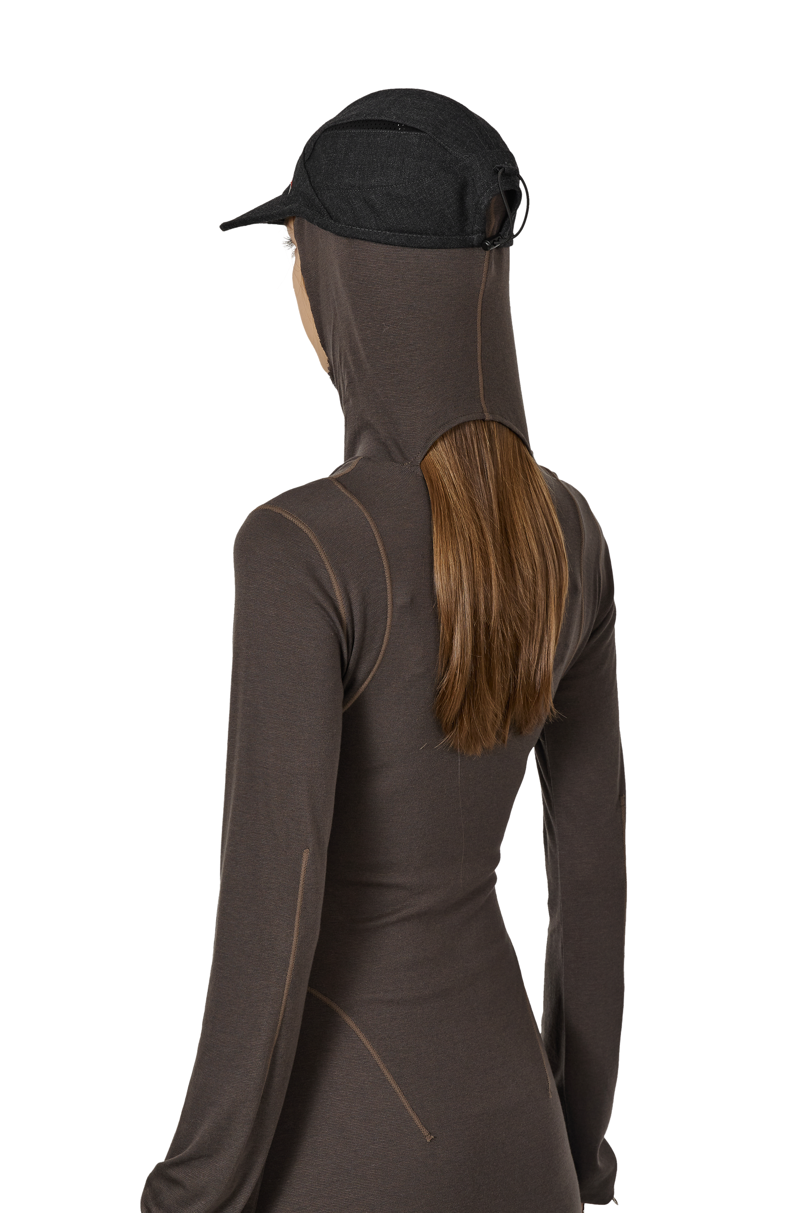 ROA Themba Sheer Hooded Dress J315899-XS-Grey 7