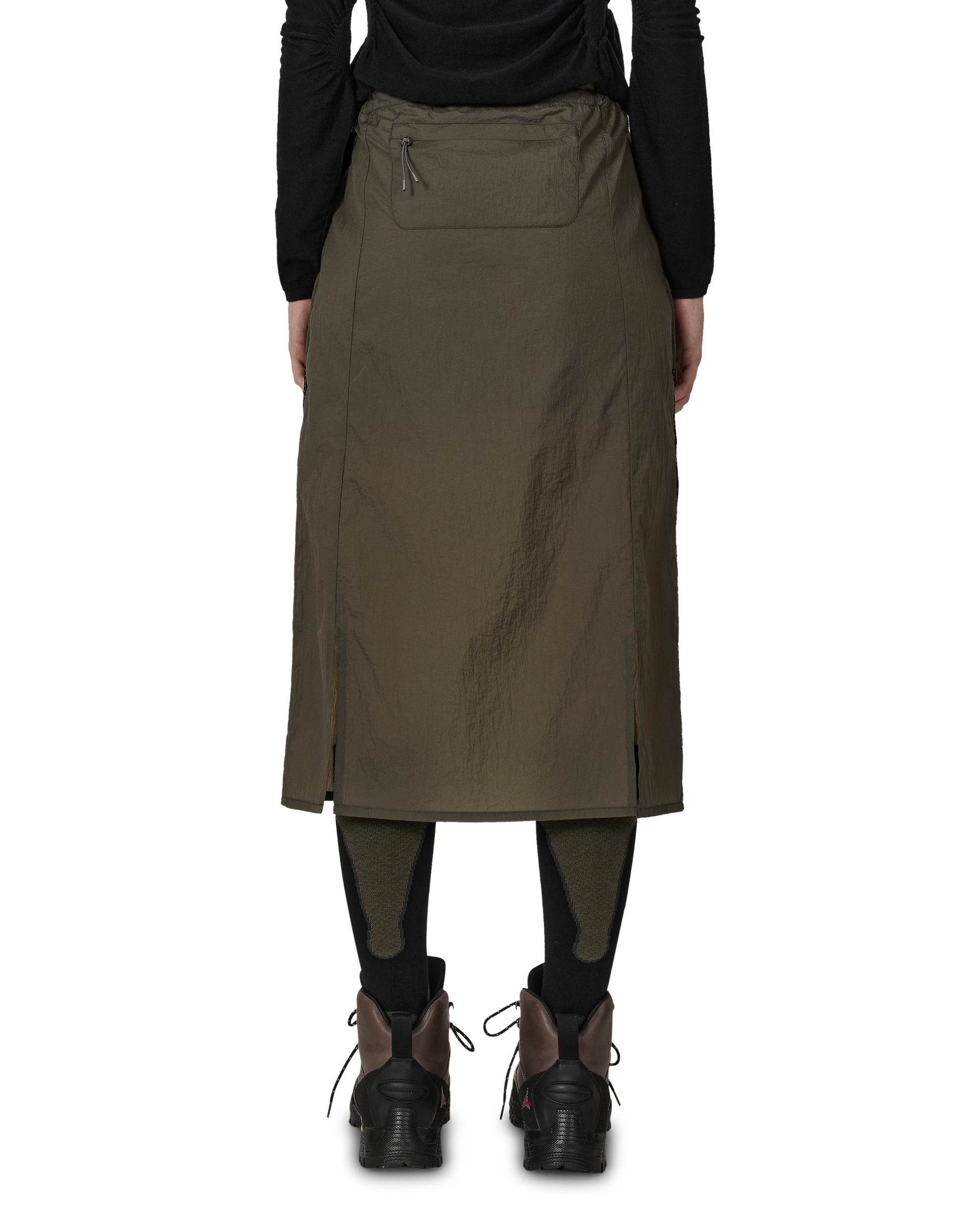 ROA Gly See Through Mid Skirt J315901-XS-Green 3