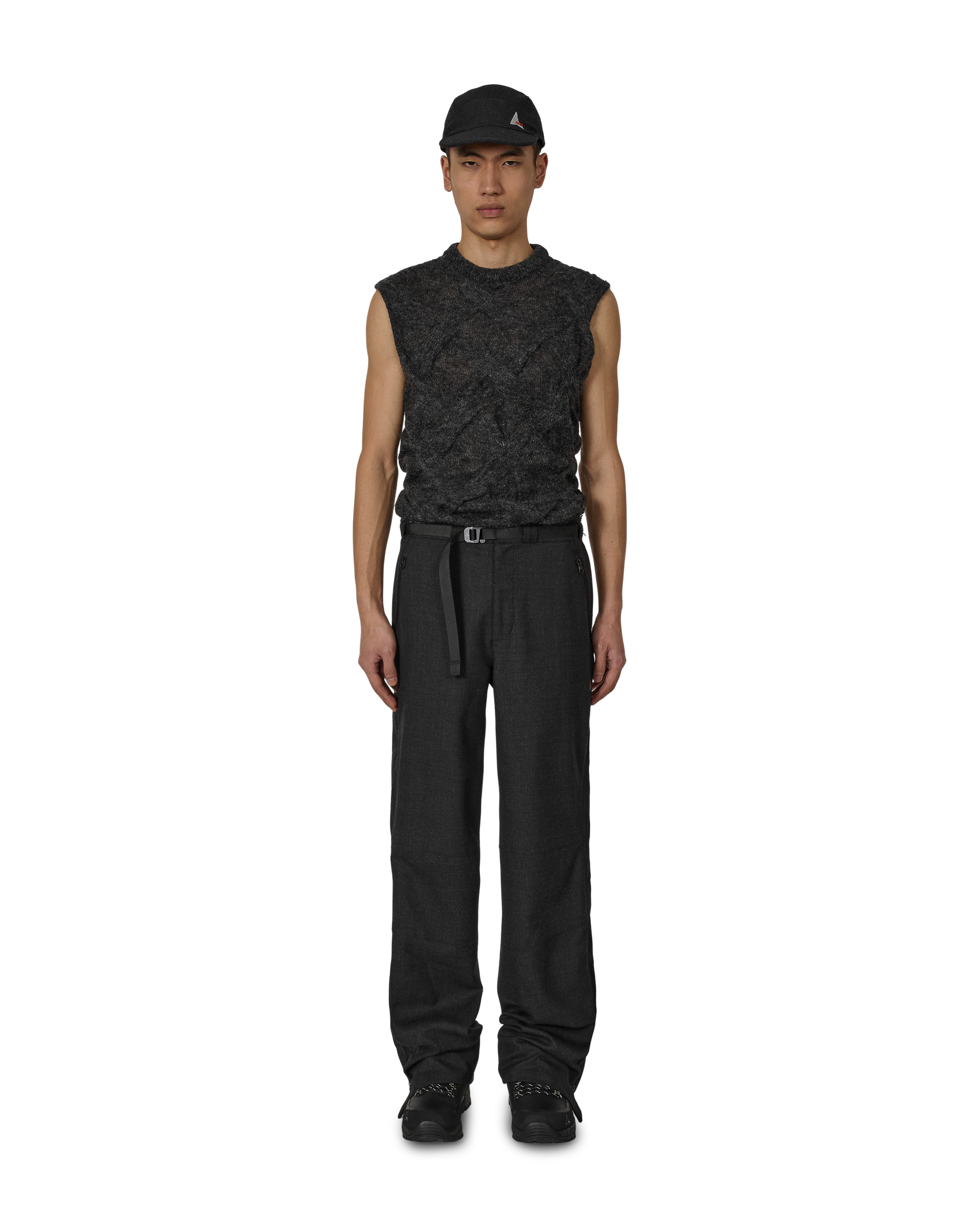ROA Y Zip Wool Twill Pant J315907-S-Grey 4