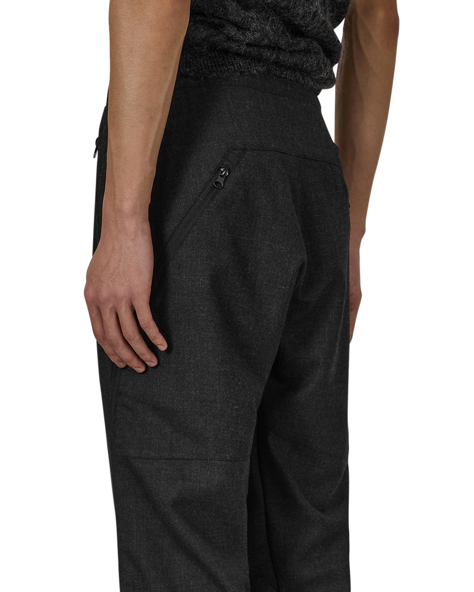 ROA Y Zip Wool Twill Pant J315907-S-Grey 7
