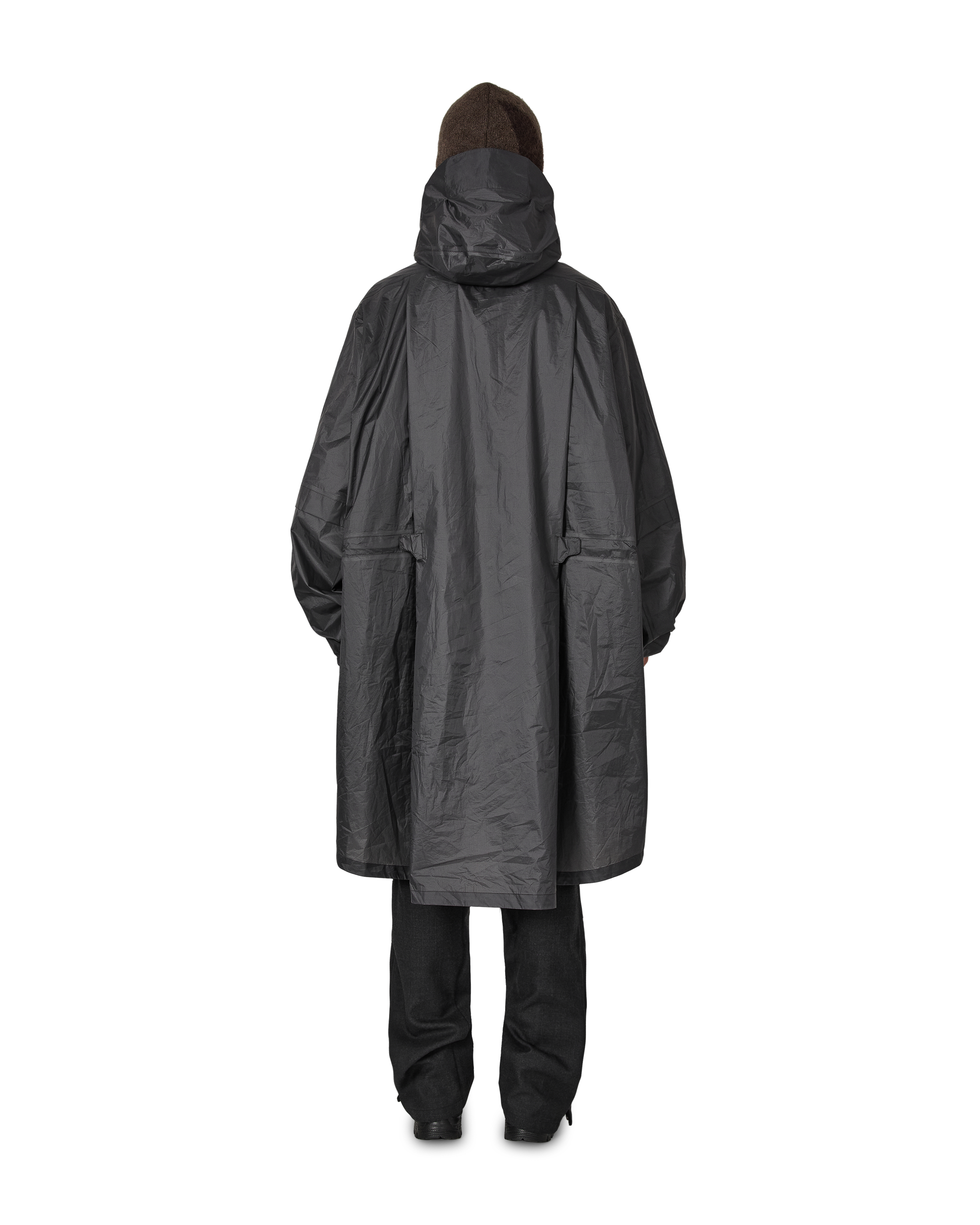ROA Surface Packable Grid Rain Coat J315914-M-Grey 3