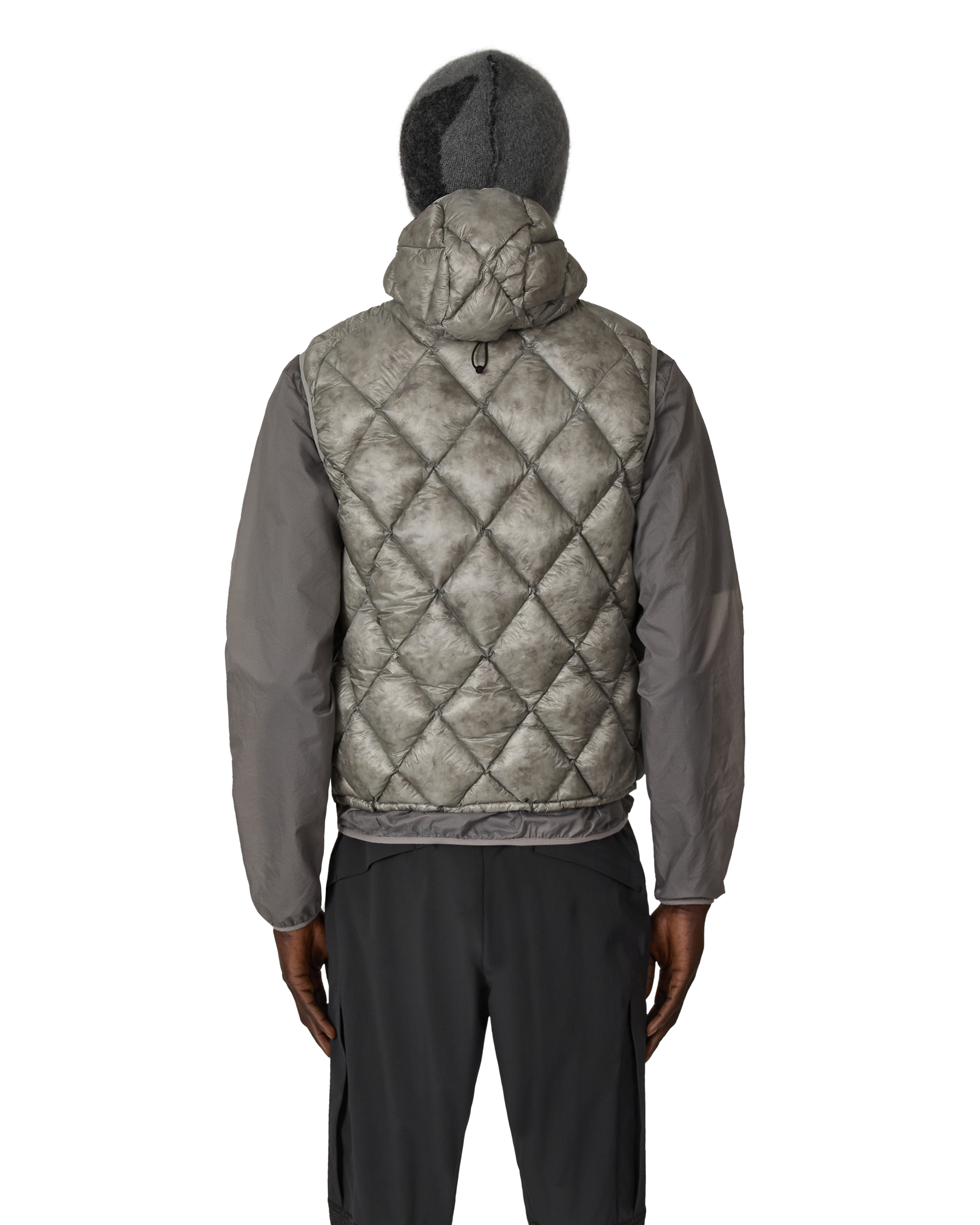 ROA Nuna 800 Fill Power Hooded Down Vest J315915-S-Grey 3