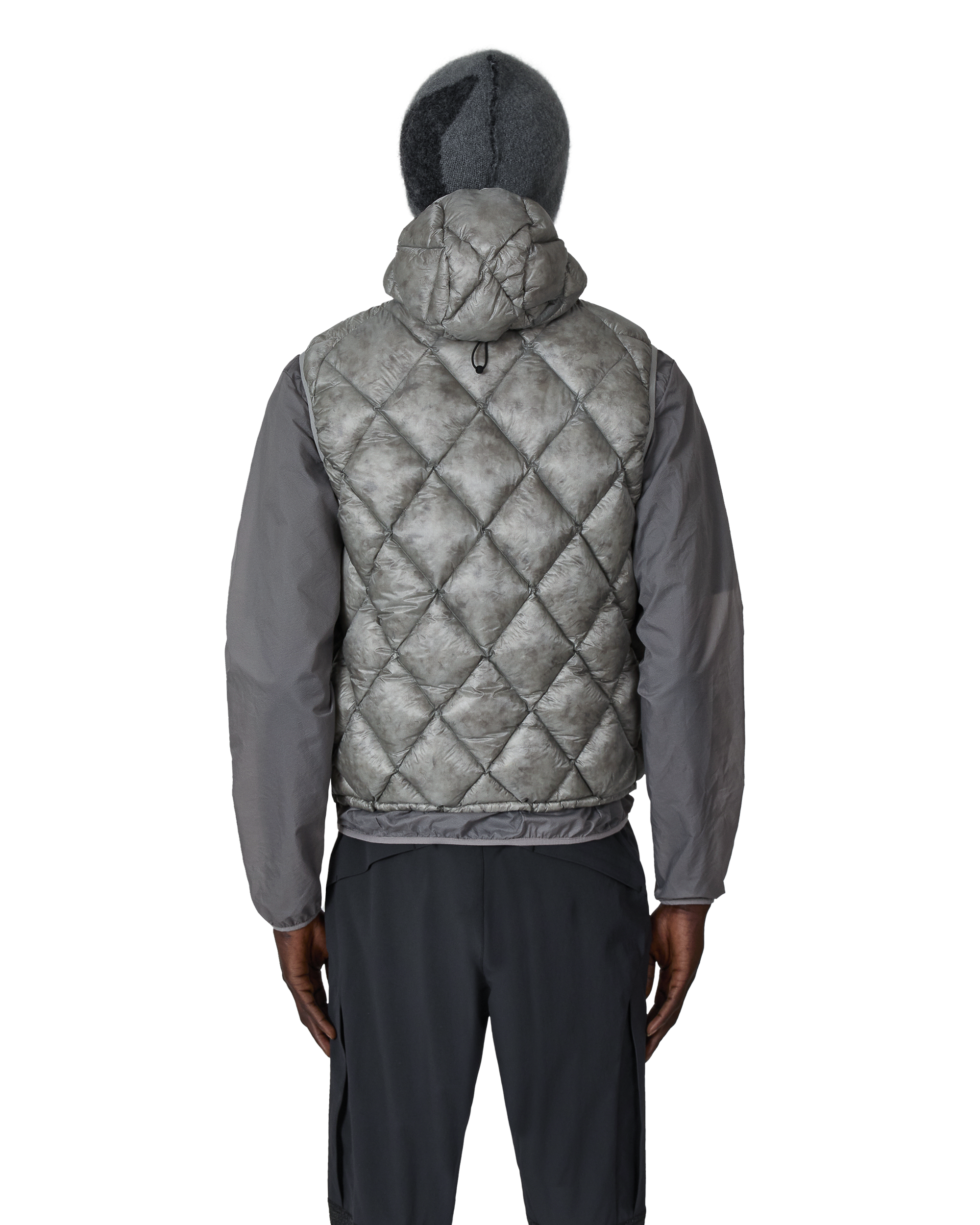 ROA Nuna 800 Fill Power Hooded Down Vest J315915-M-Grey 3