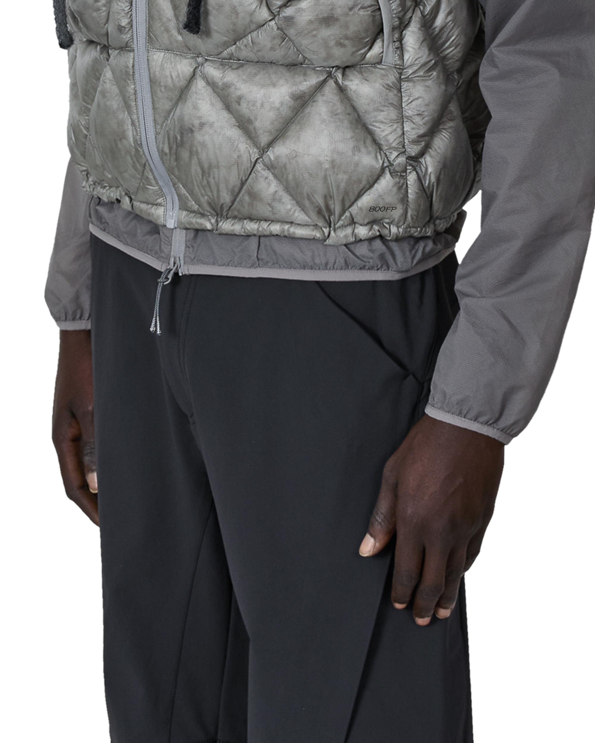 ROA Nuna 800 Fill Power Hooded Down Vest J315915-M-Grey 6