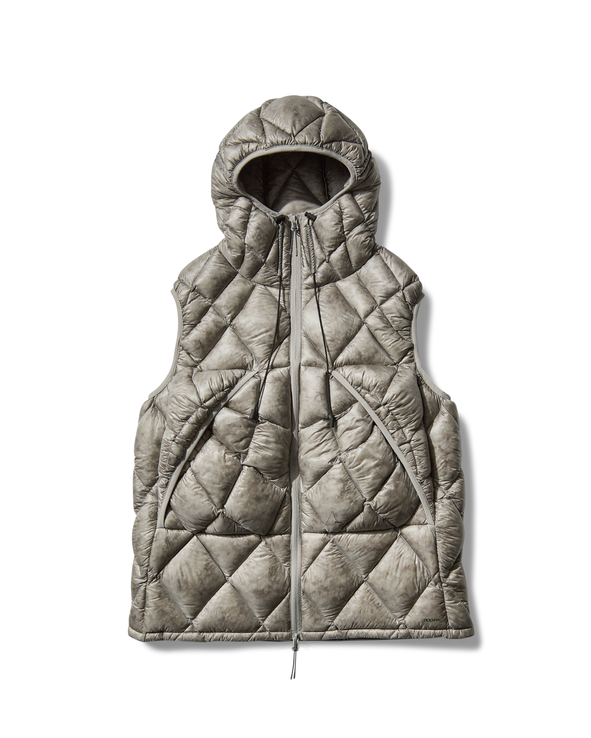 ROA Nuna 800 Fill Power Hooded Down Vest J315915-S-Grey 9