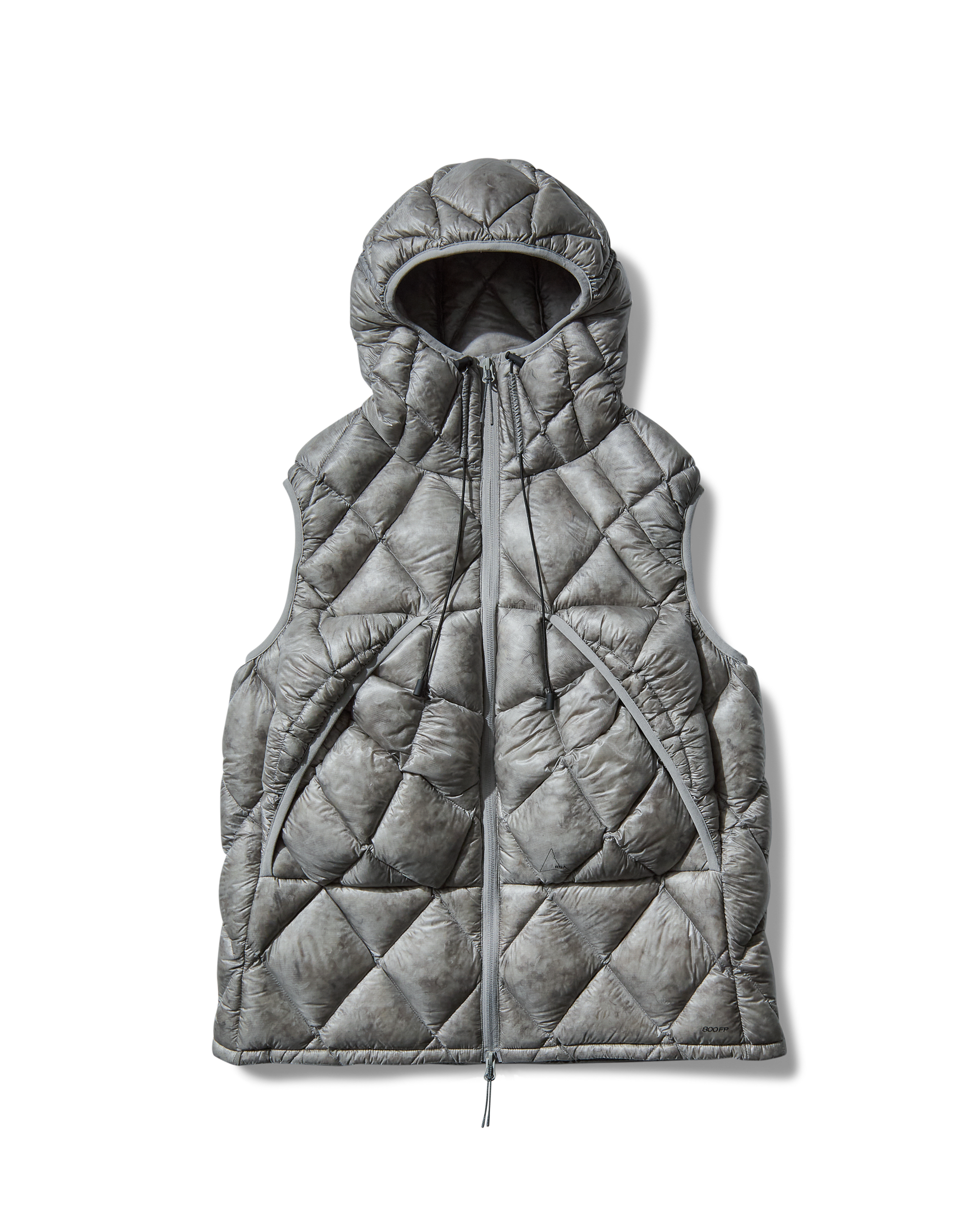 ROA Nuna 800 Fill Power Hooded Down Vest J315915-M-Grey 9