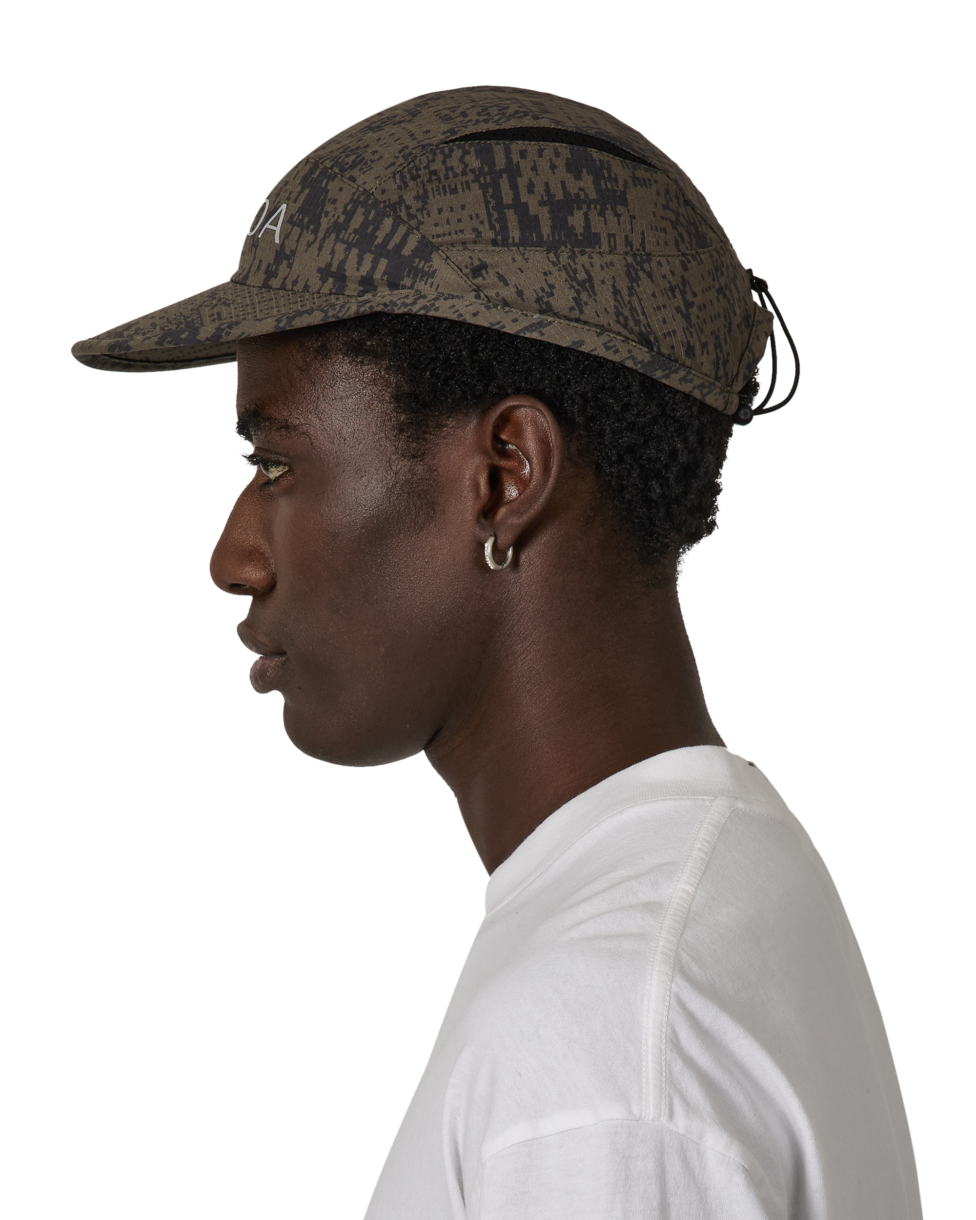 ROA Bri Melted Print Open Weave Cap J315916-ONE SIZE-Green 7