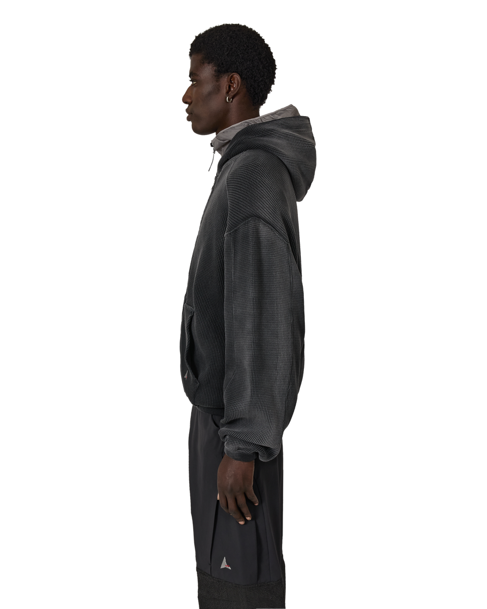 Bee Sun Faded Waffle Zip Up Hoodie – ROA