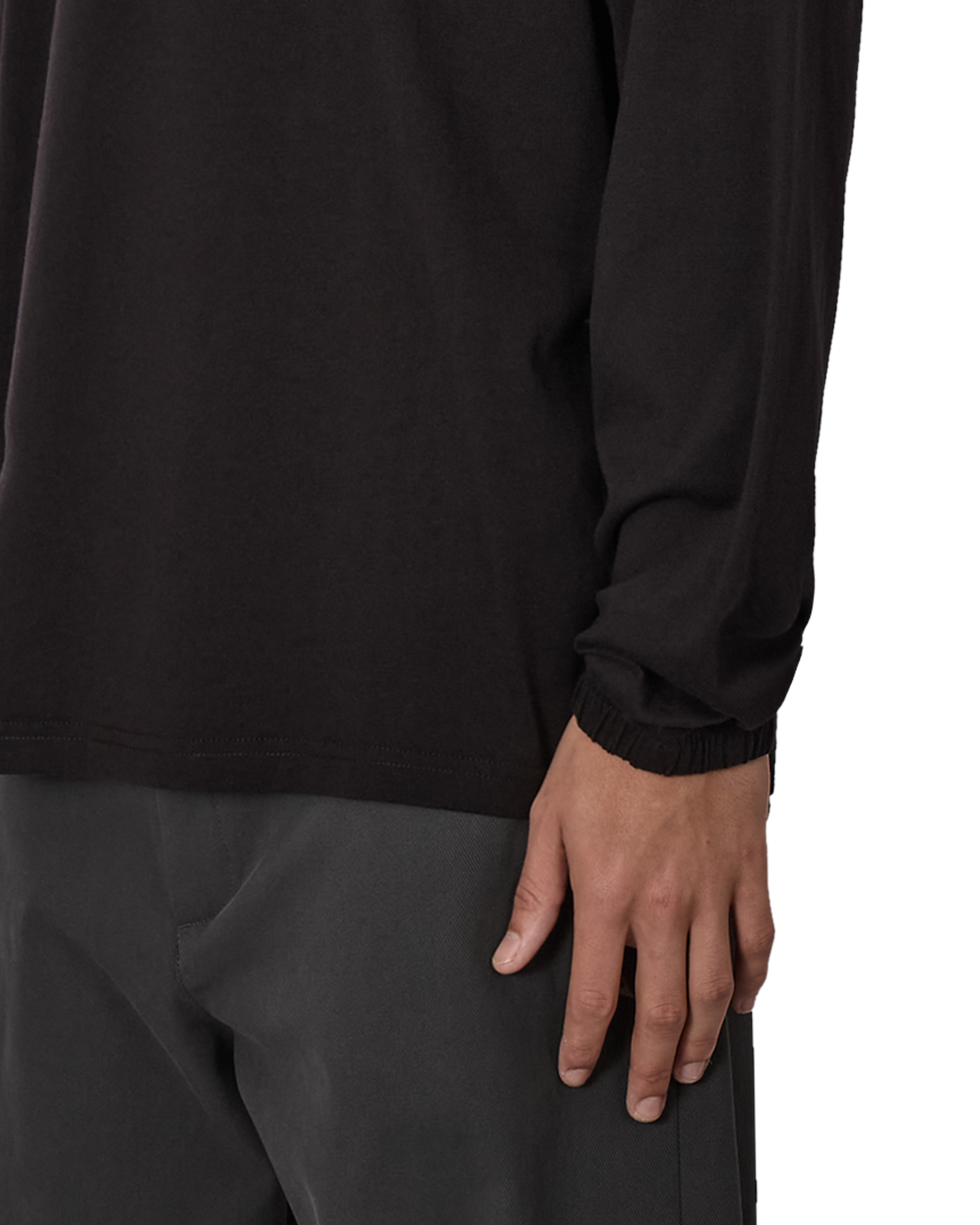 ROA Logo Organic Long Sleeve J316791-S-Black 6