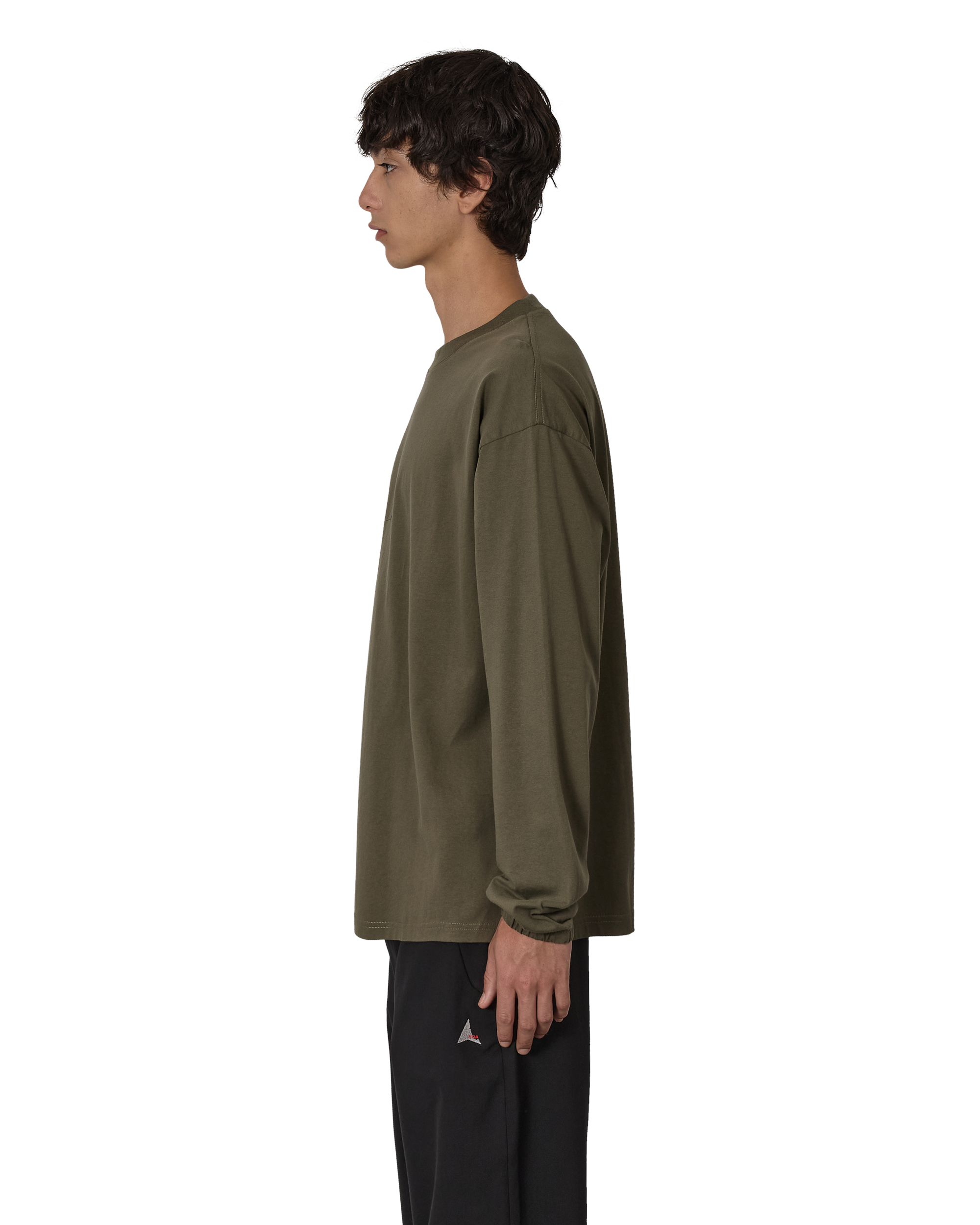ROA Logo Organic Long Sleeve J316792-M-Green 2