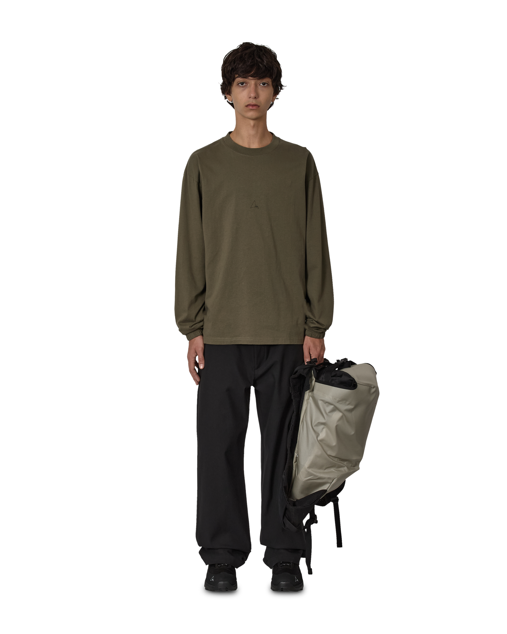 ROA Logo Organic Long Sleeve J316792-M-Green 4