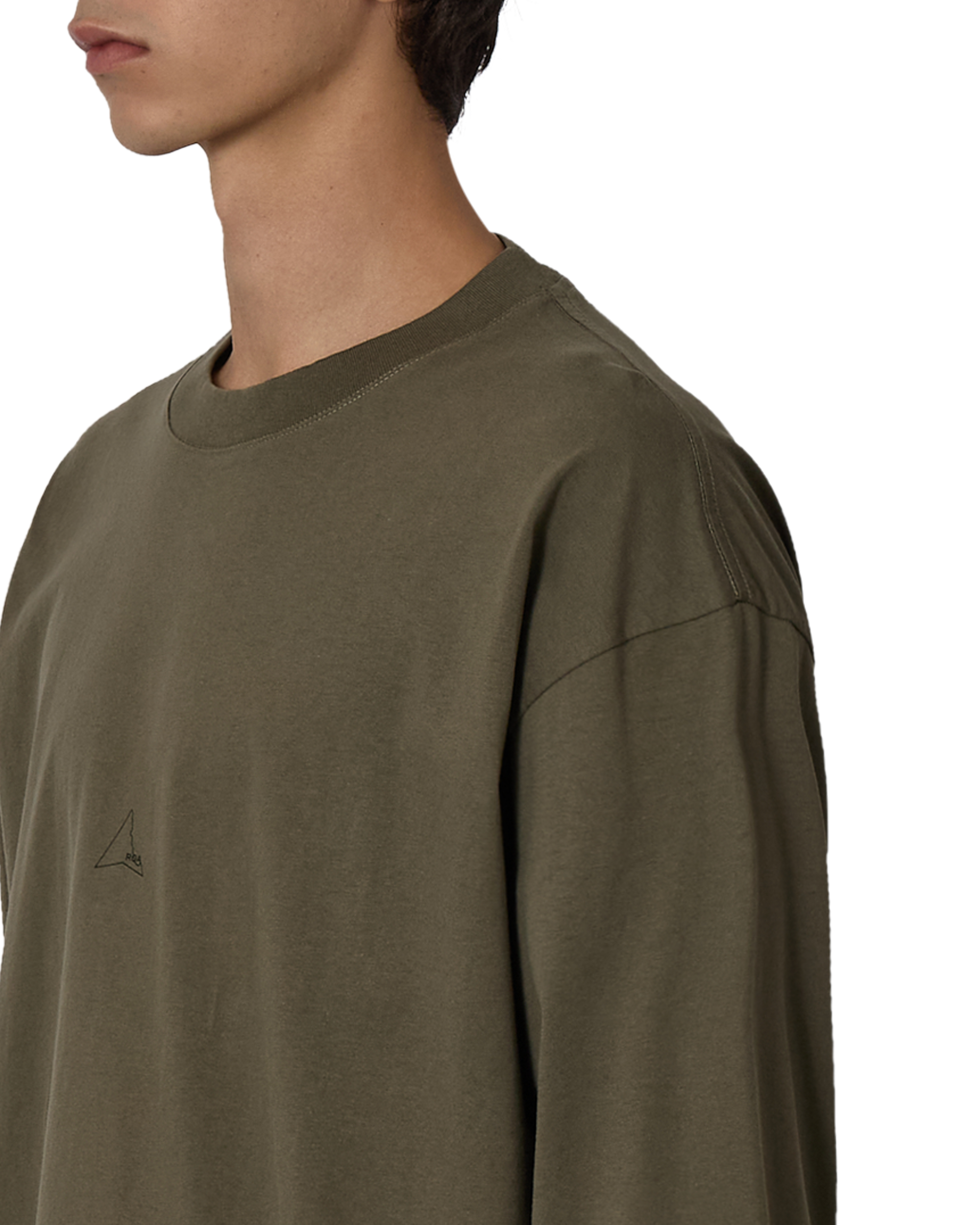 ROA Logo Organic Long Sleeve J316792-S-Green 5