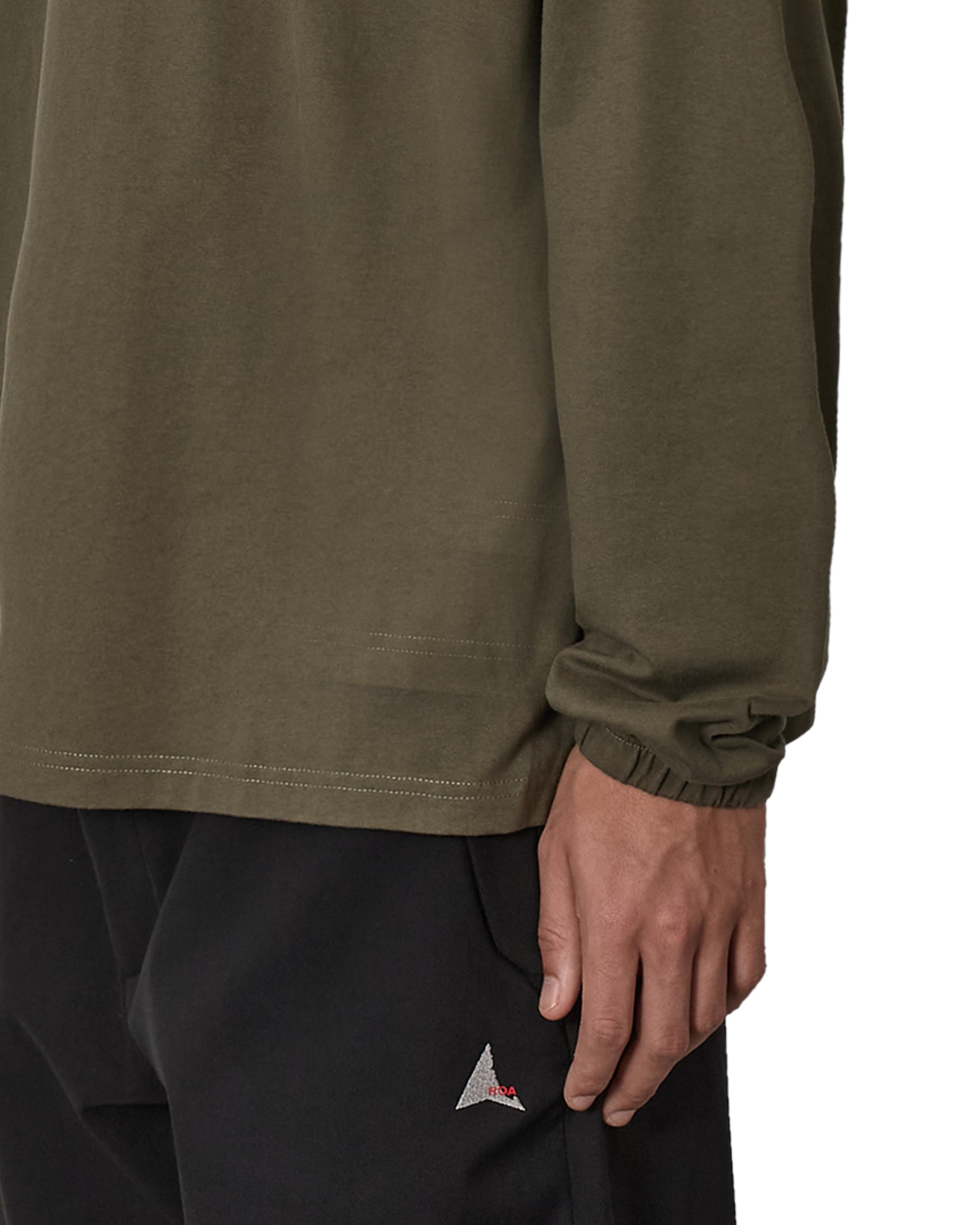 ROA Logo Organic Long Sleeve J316792-S-Green 6