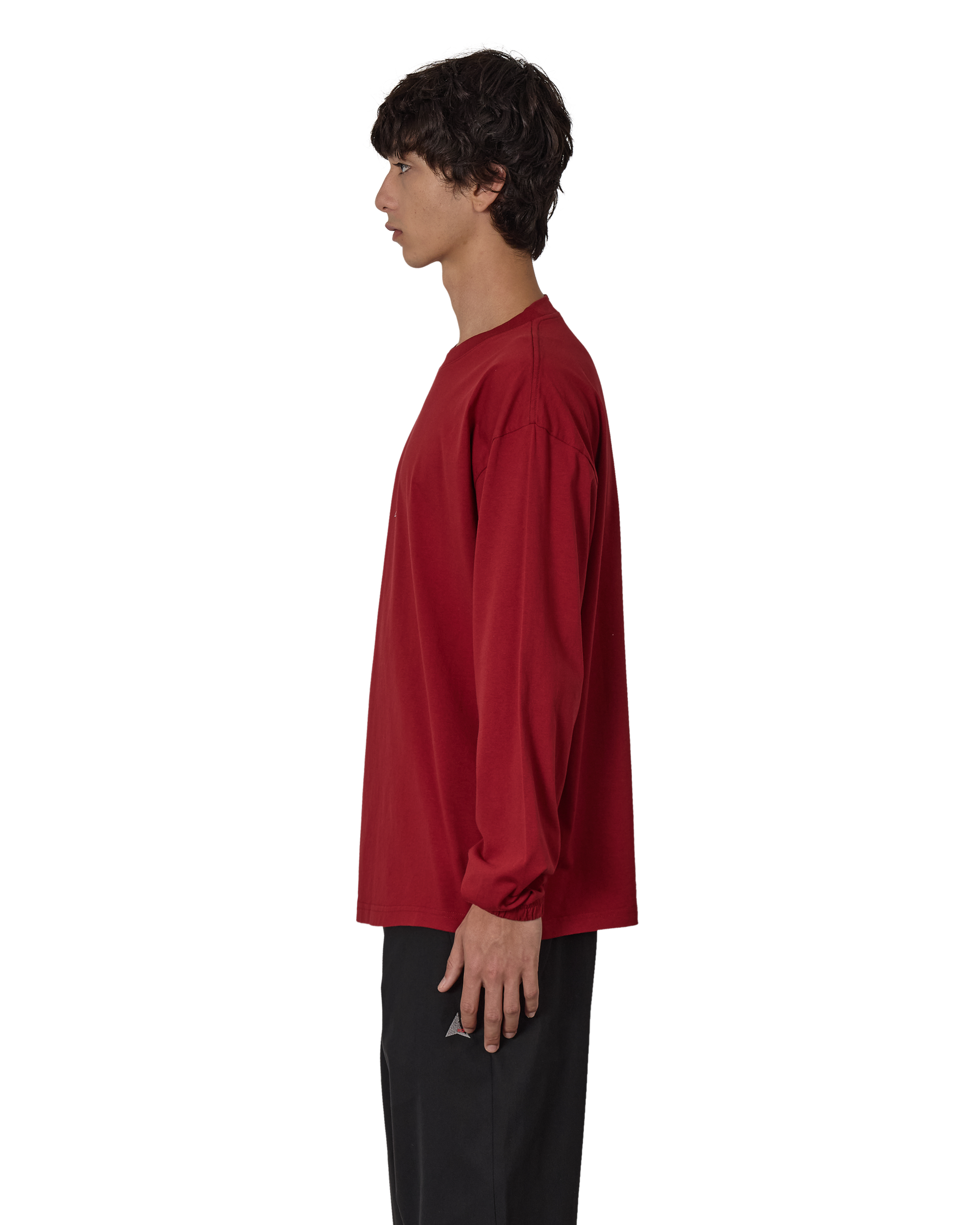 ROA Logo Organic Long Sleeve J316793-M-Red 2