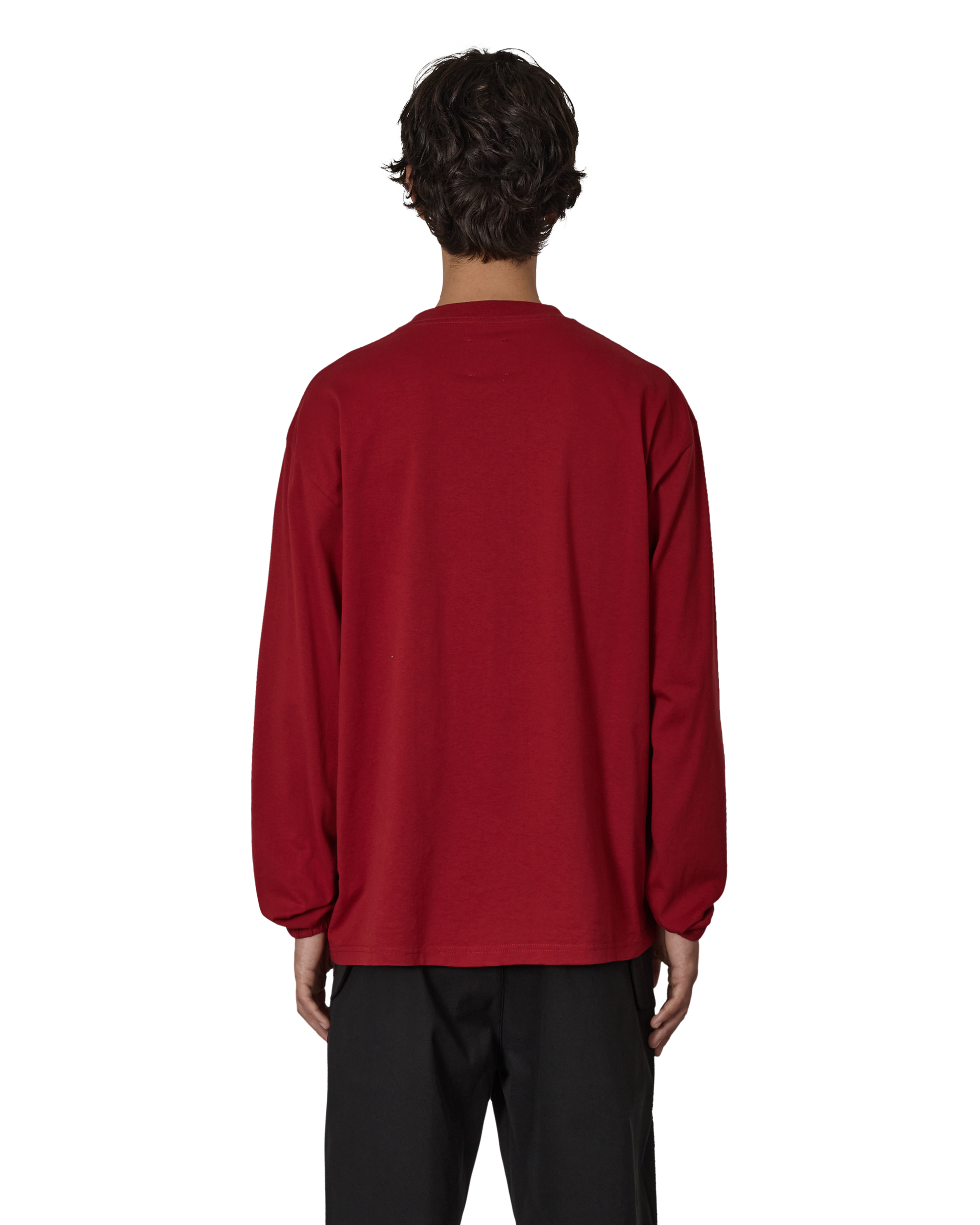 ROA Logo Organic Long Sleeve J316793-M-Red 3