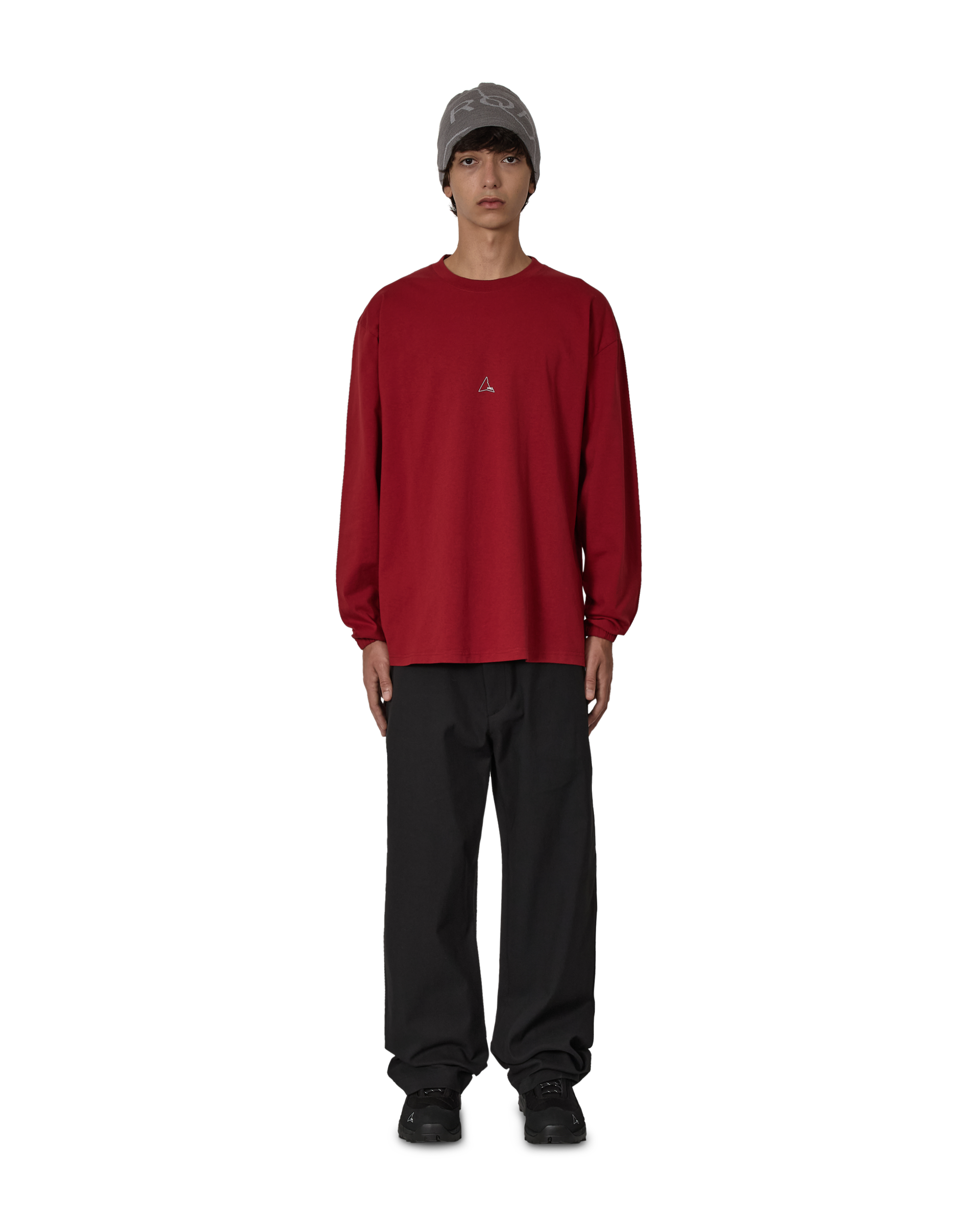 ROA Logo Organic Long Sleeve J316793-M-Red 4