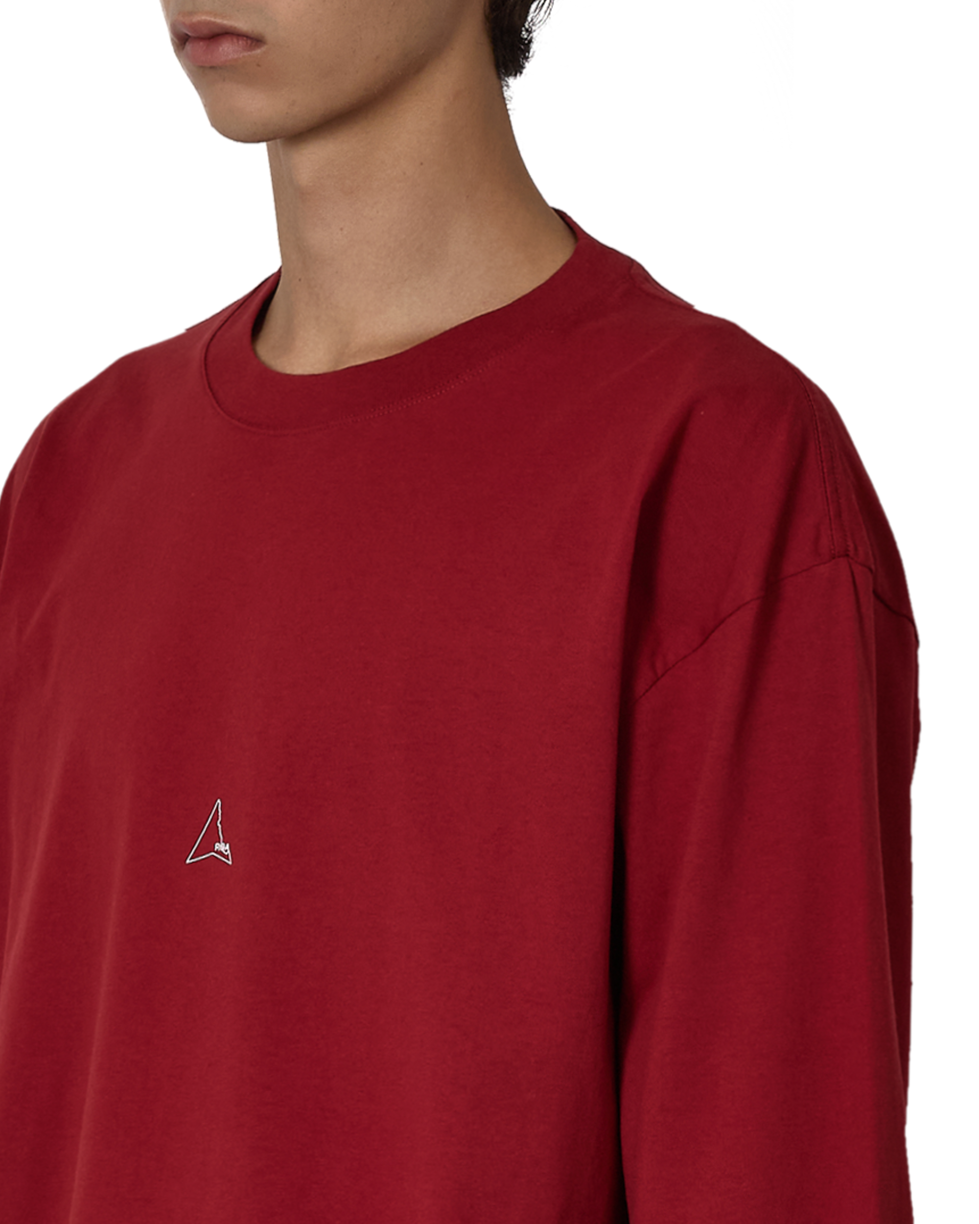 ROA Logo Organic Long Sleeve J316793-M-Red 5