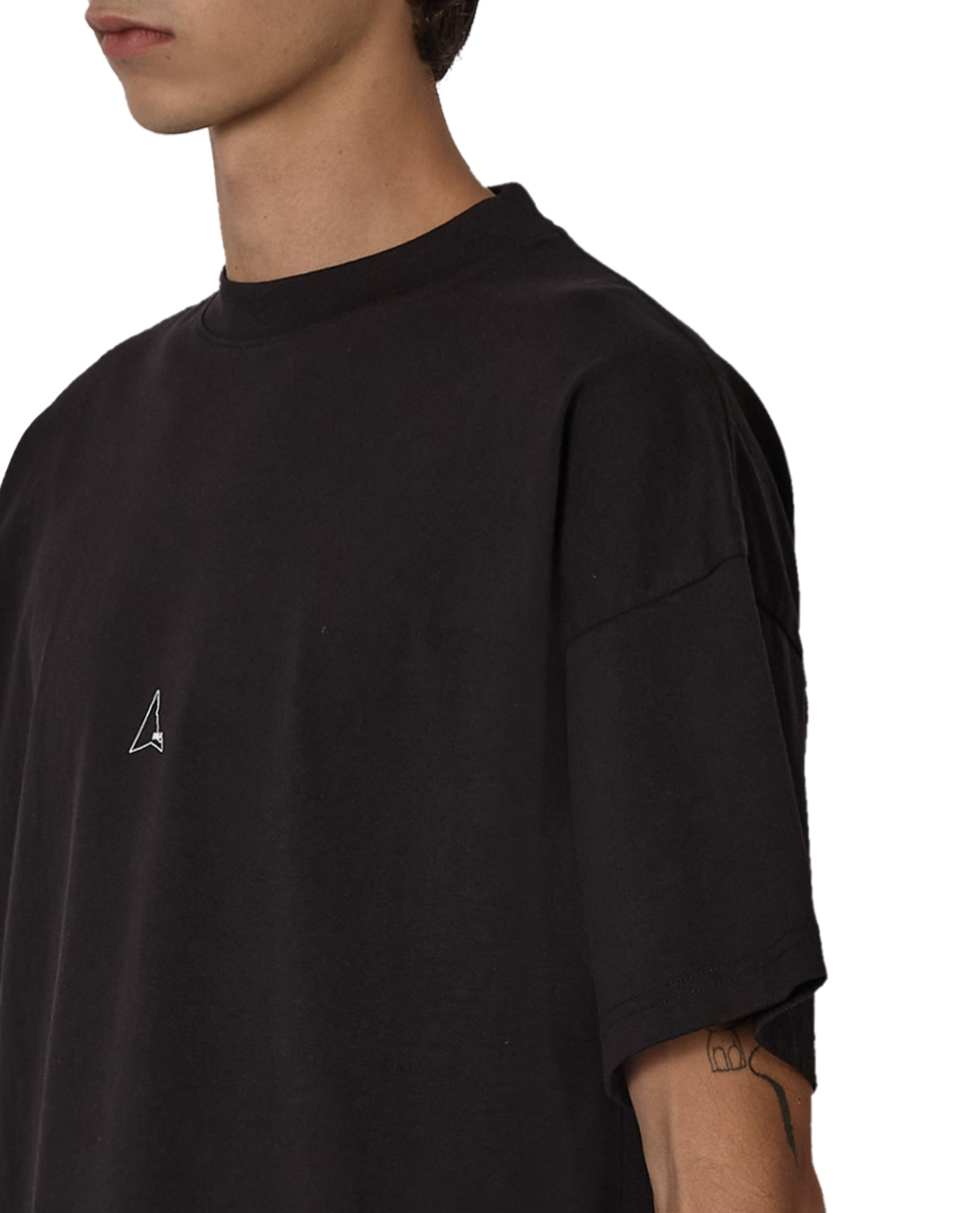ROA Logo Organic T Shirt J316794-S-Black 5