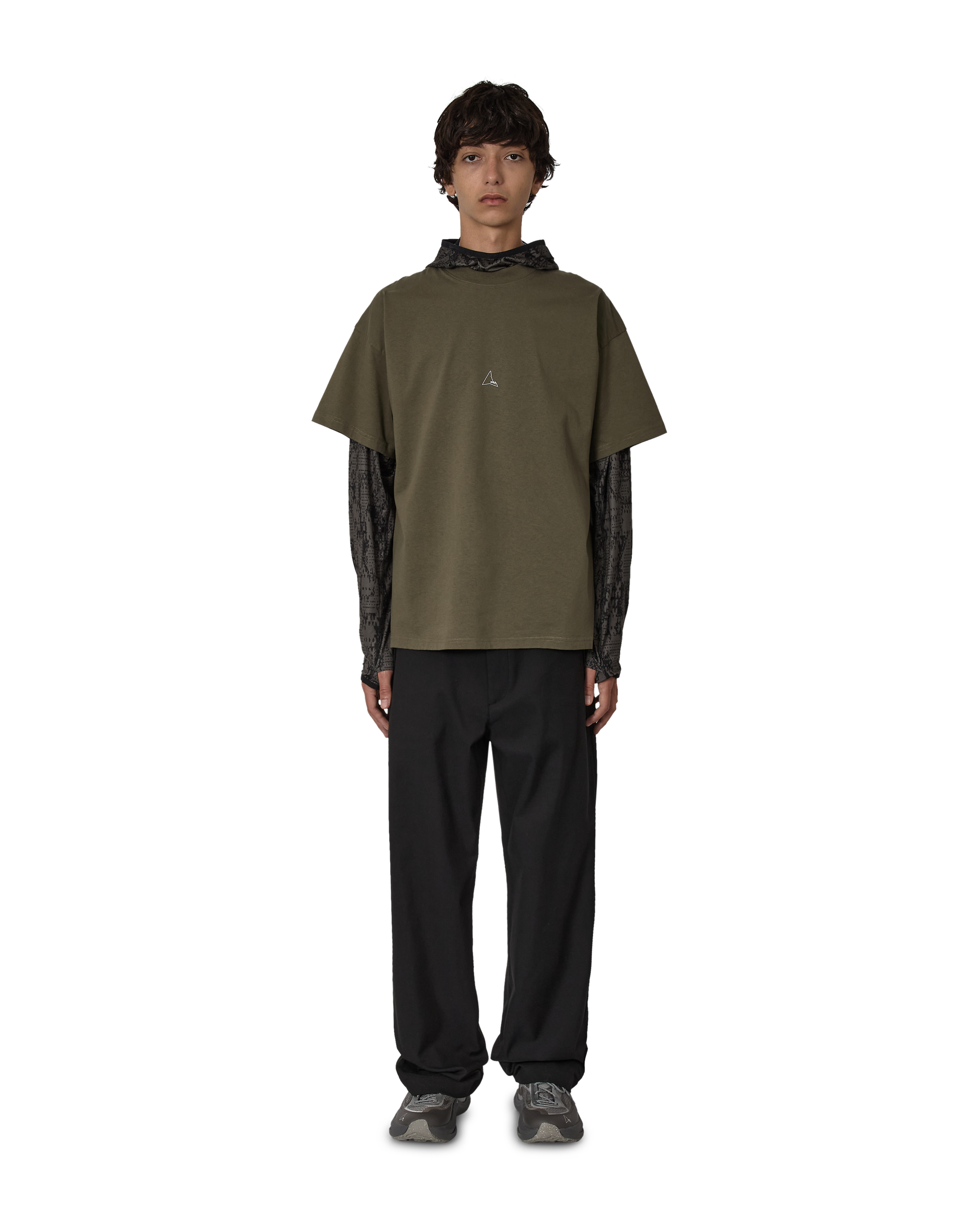 ROA Logo Organic T Shirt J316795-S-Green 4