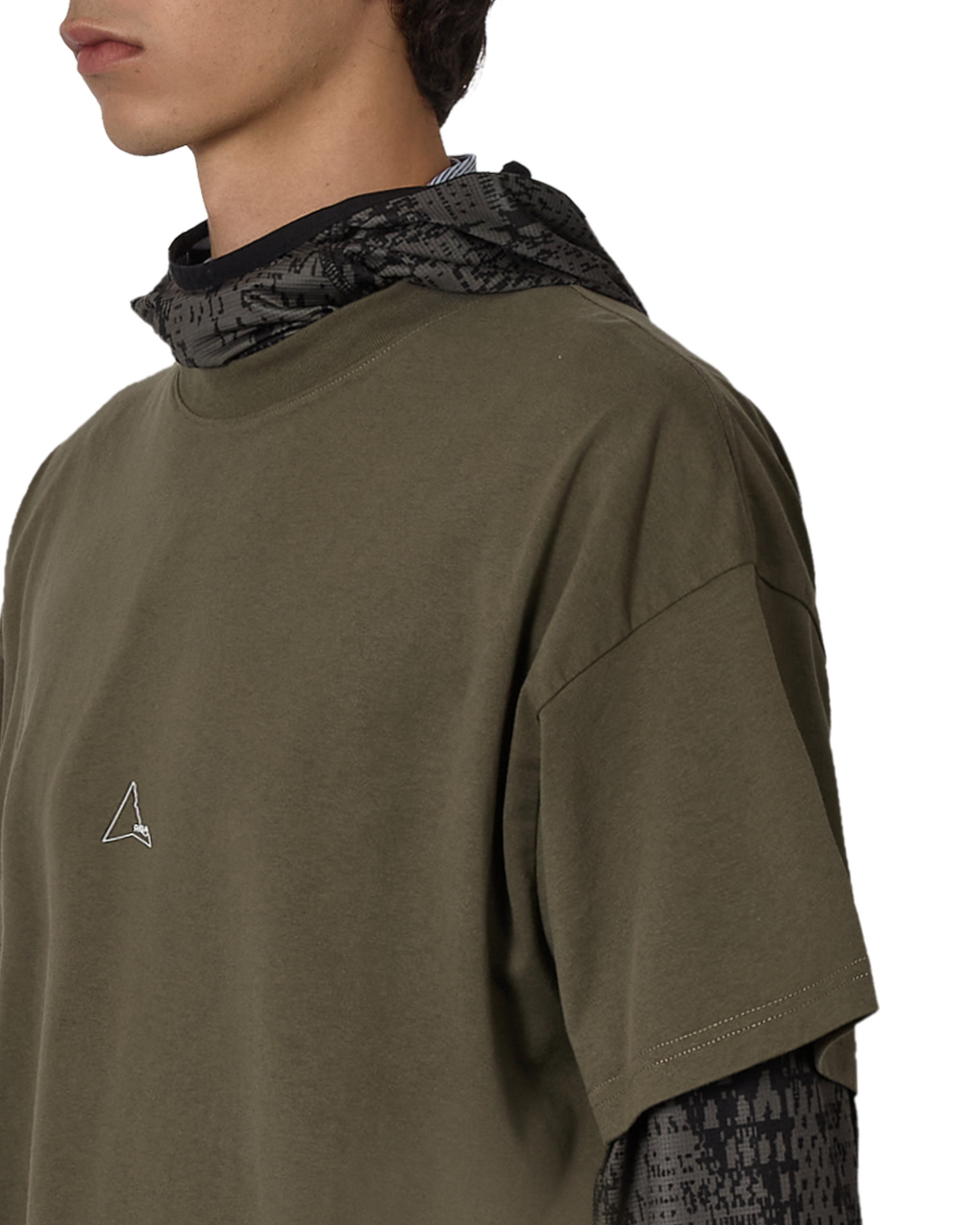 ROA Logo Organic T Shirt J316795-S-Green 5