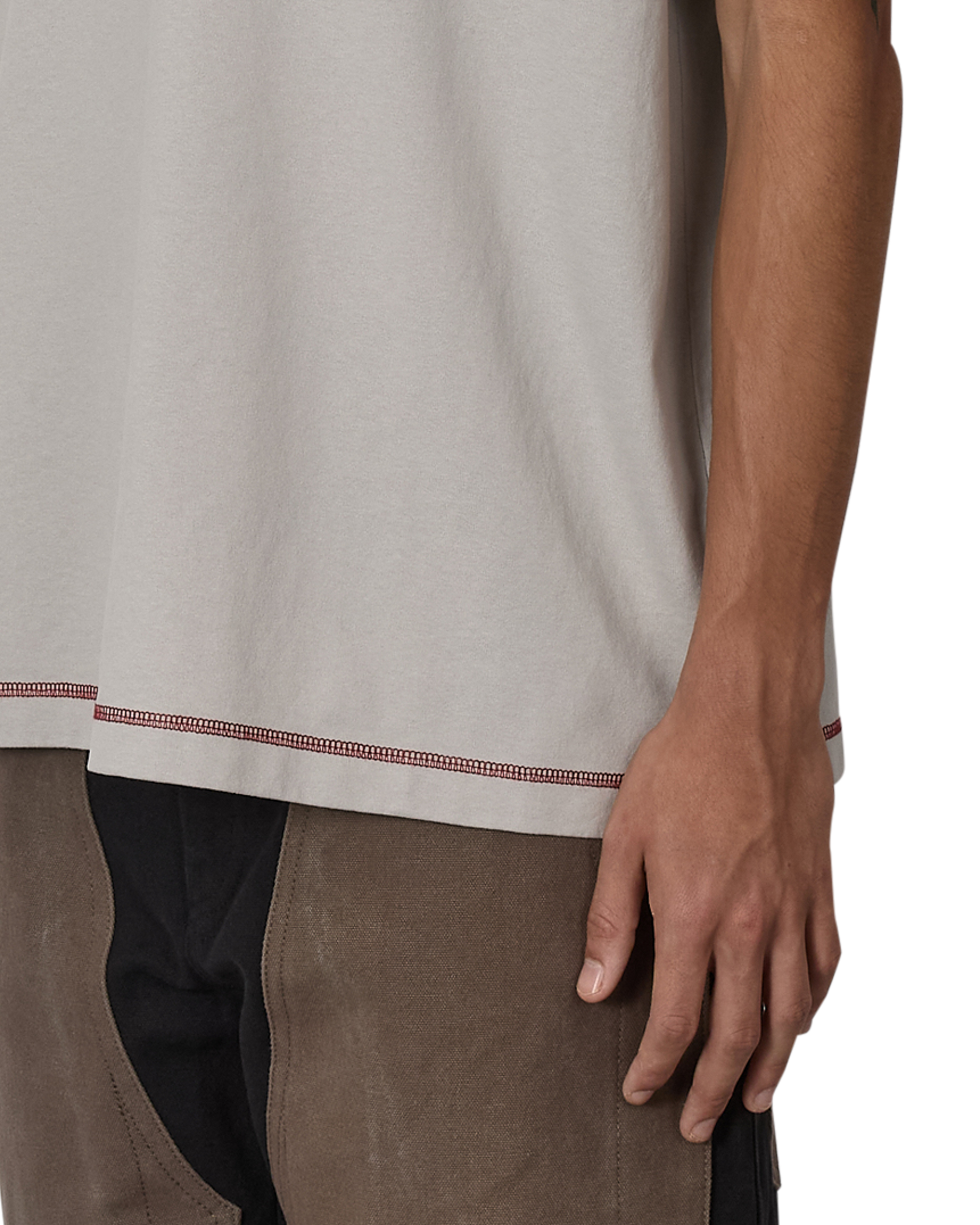 ROA Sticks Stitch Organic T Shirt J316807-S-Grey 6