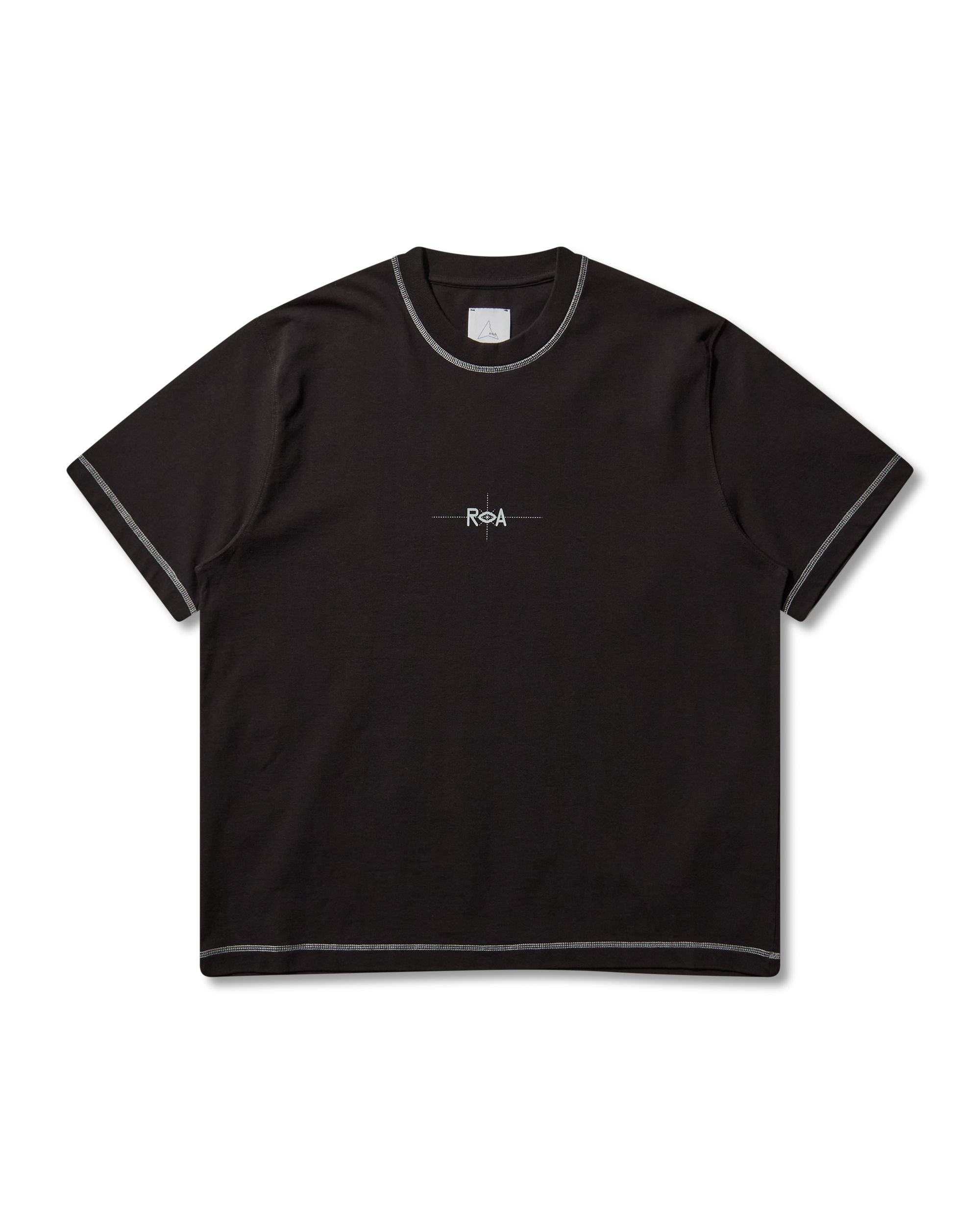 ROA Info Stitch Organic T Shirt J316808-S-Black 9