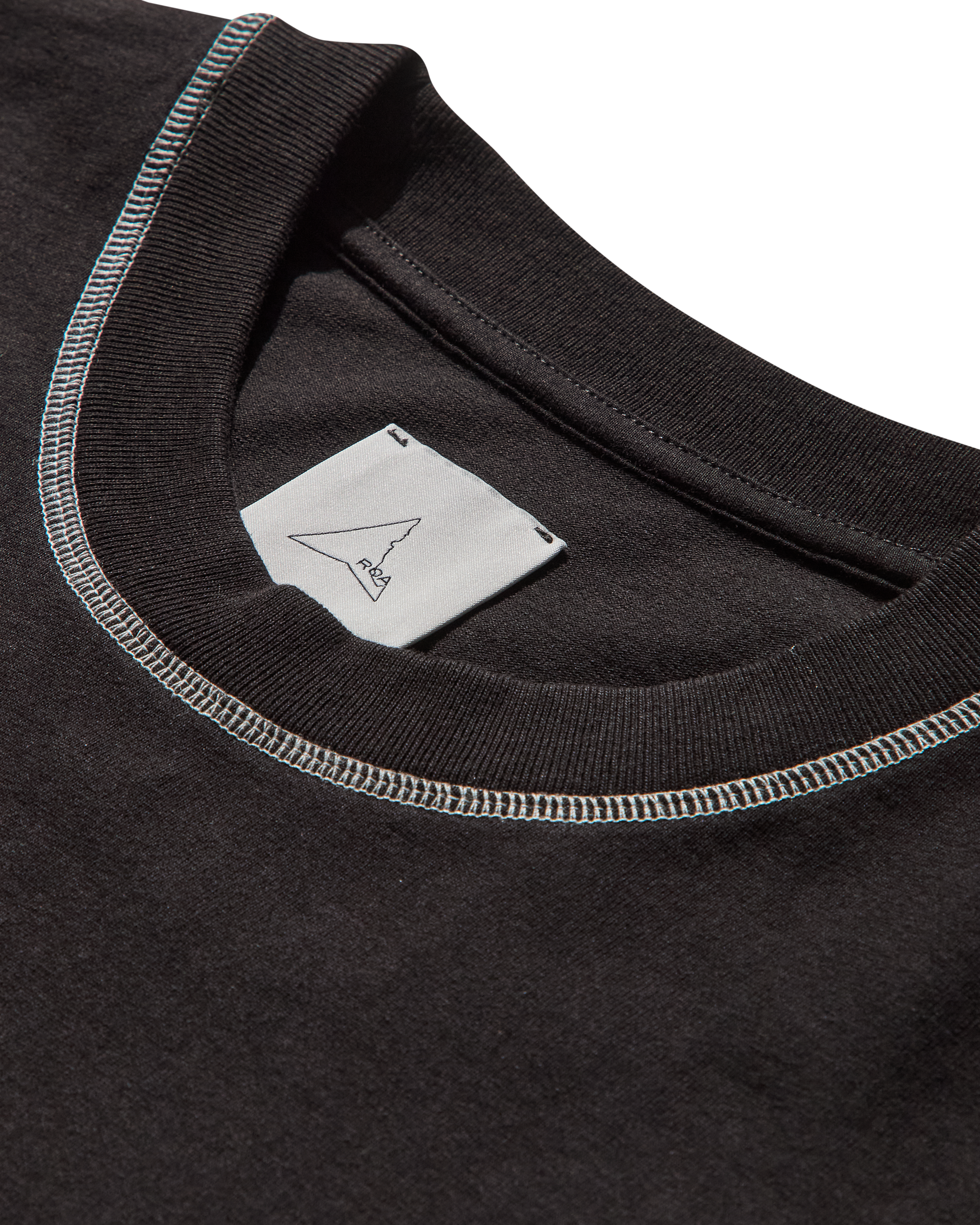 ROA Info Stitch Organic T Shirt J316808-S-Black 11