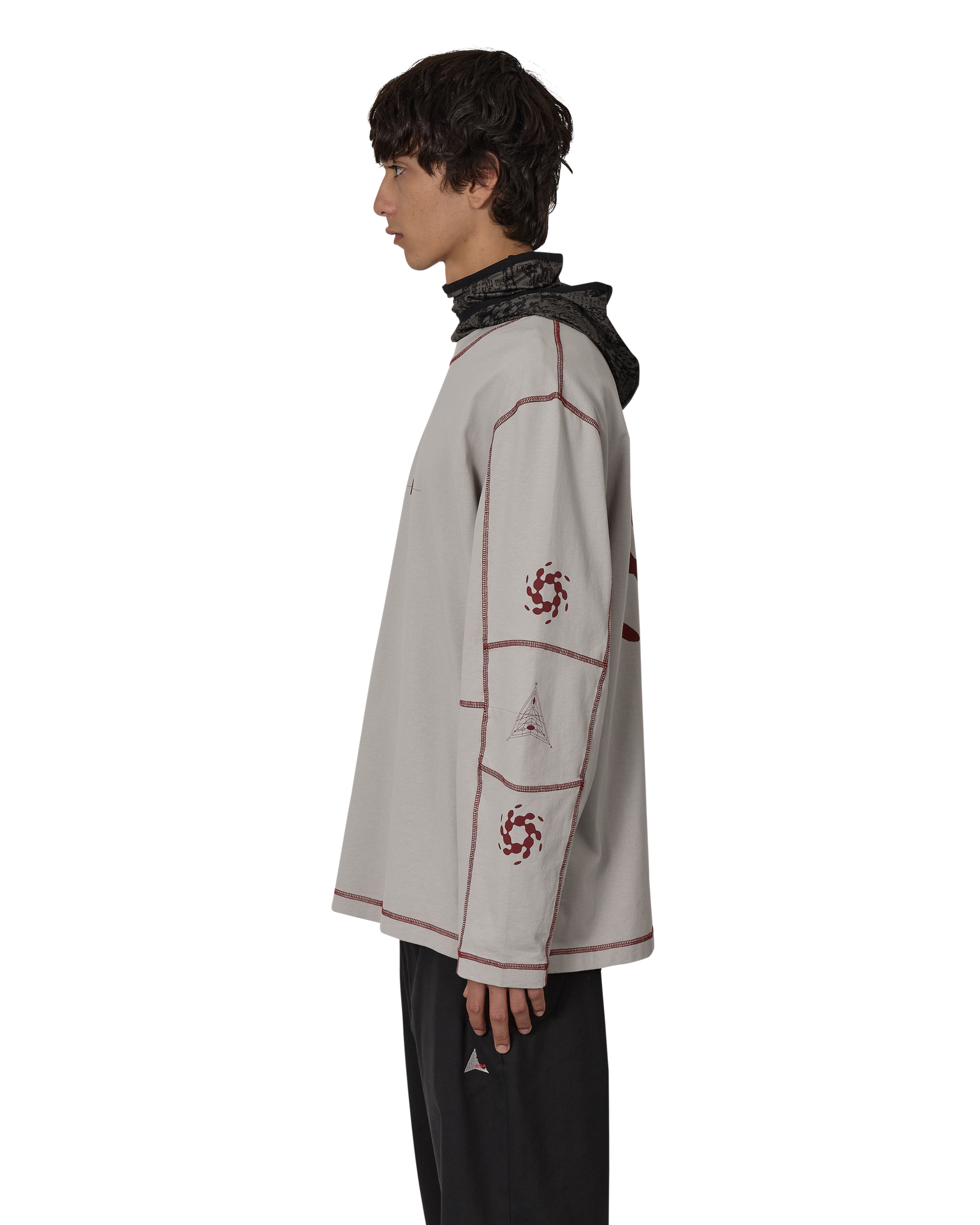 ROA Info Stitch Organic Long Sleeve J316810-S-Grey 2