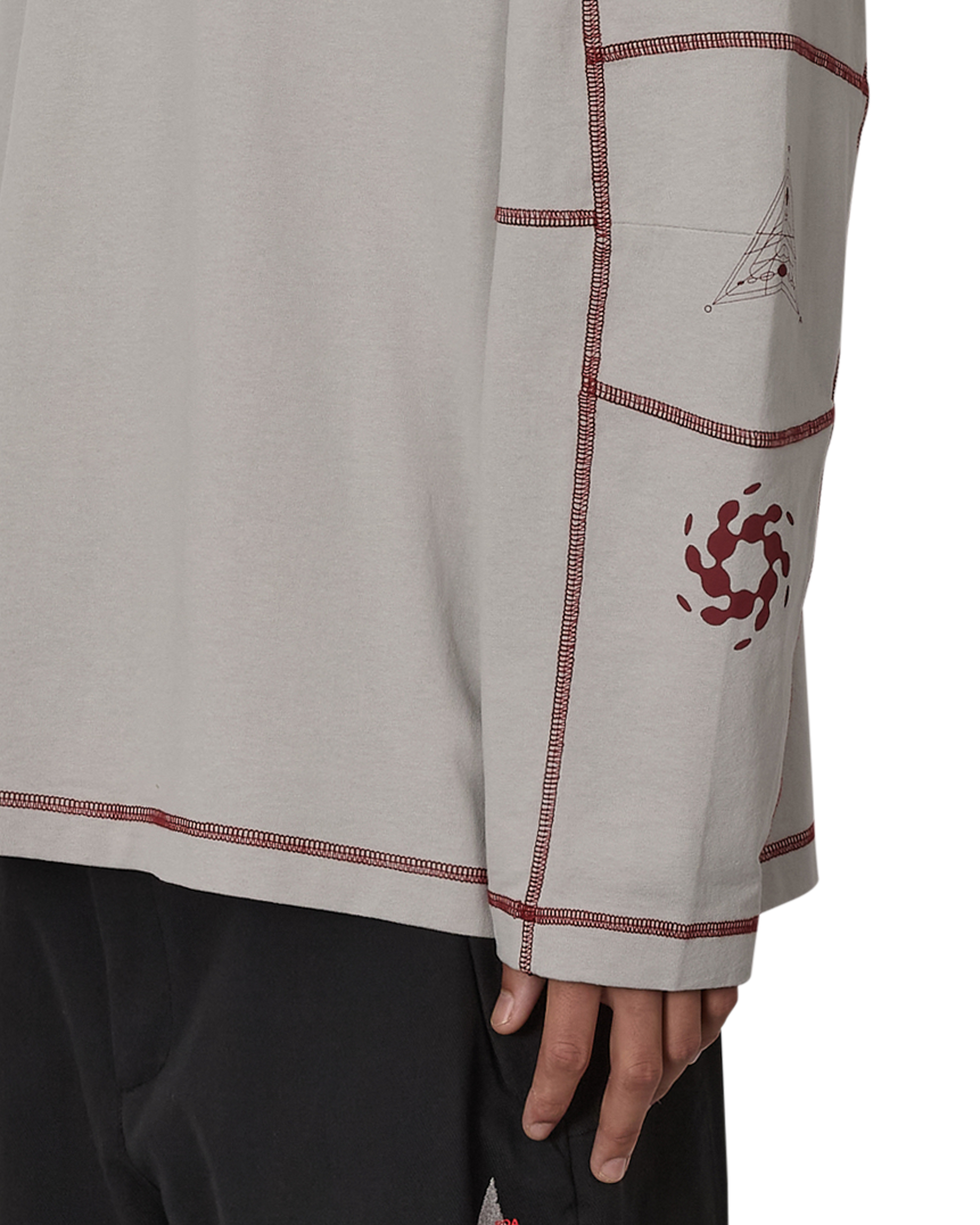 ROA Info Stitch Organic Long Sleeve J316810-S-Grey 6