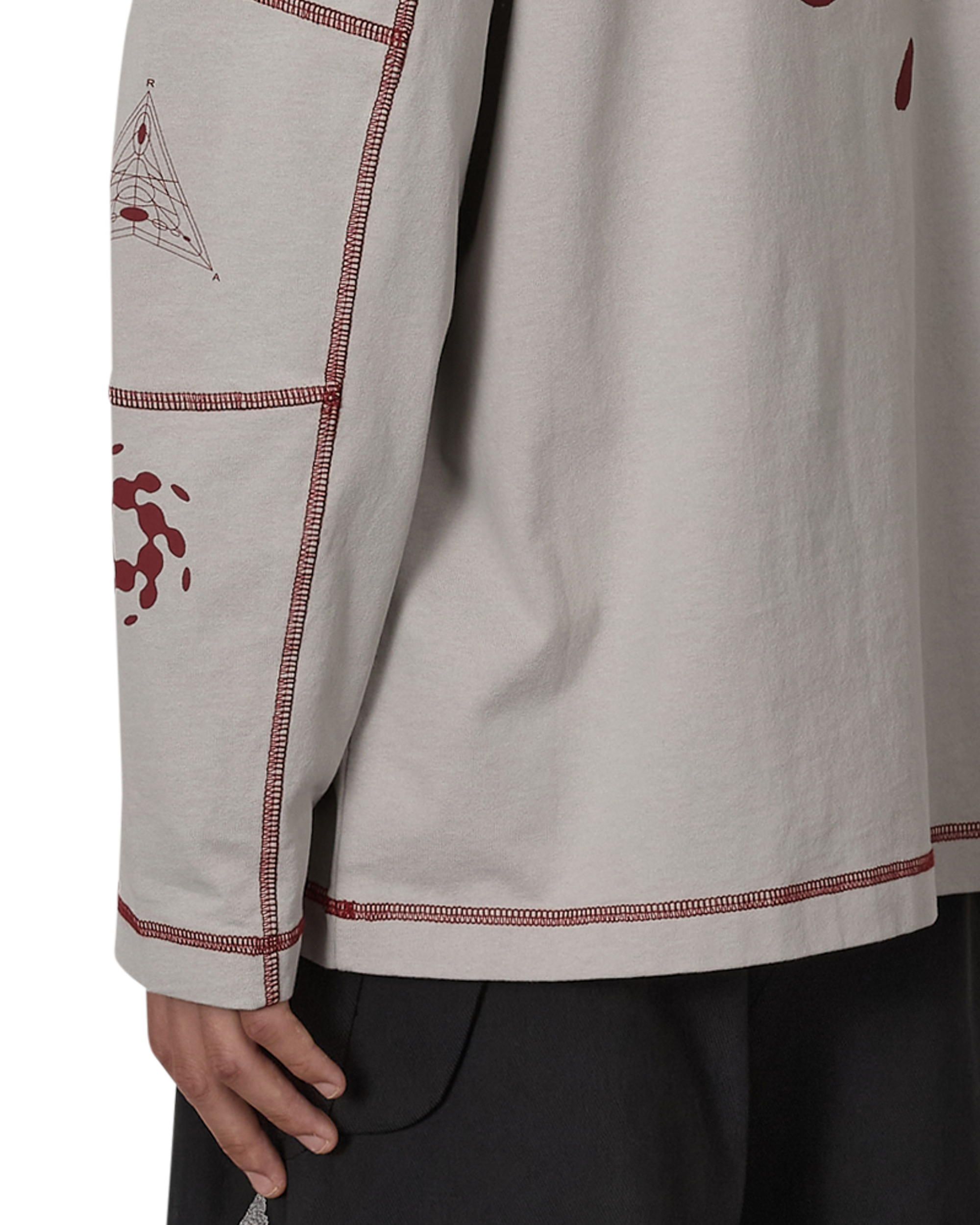 ROA Info Stitch Organic Long Sleeve J316810-S-Grey 8