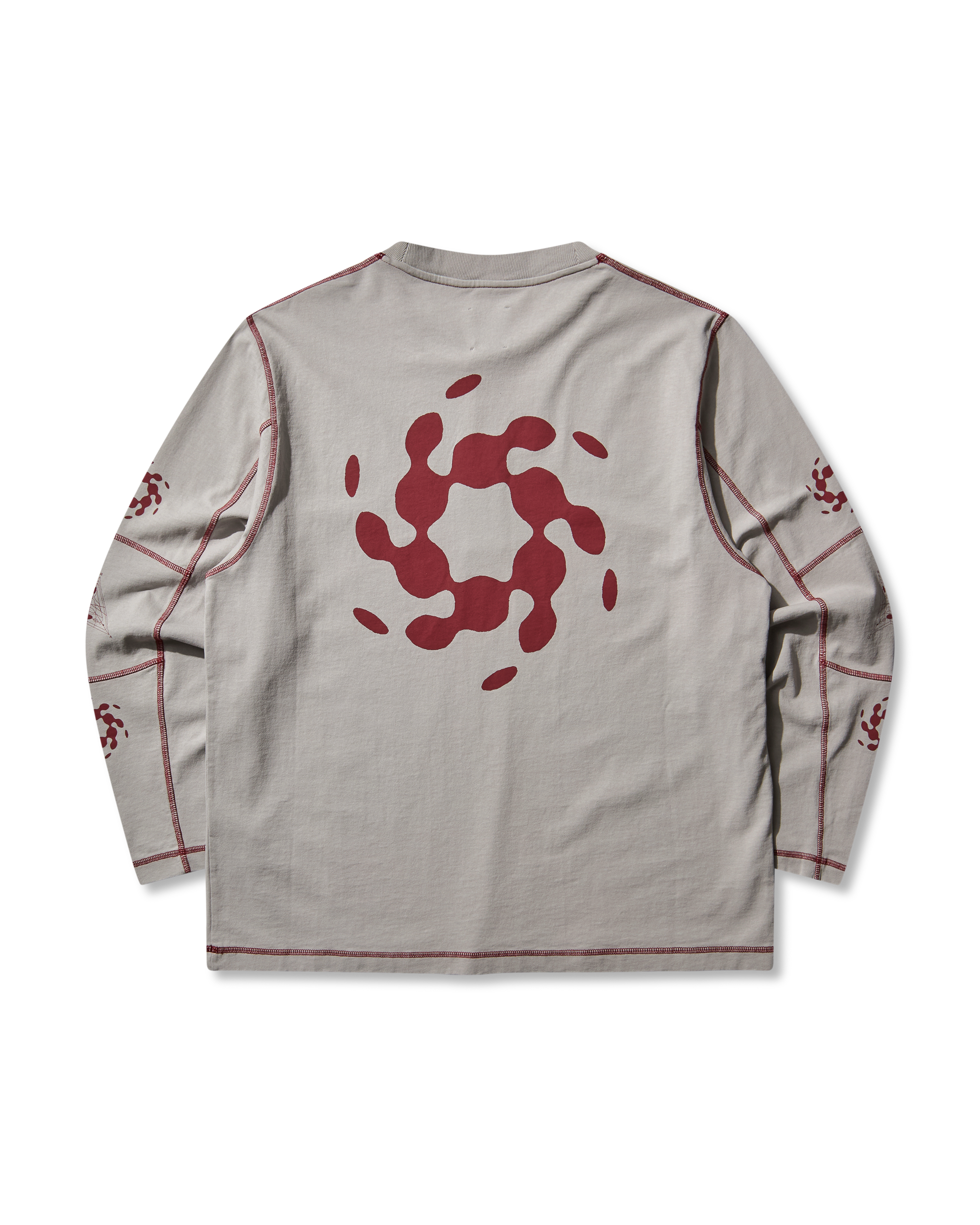 ROA Info Stitch Organic Long Sleeve J316810-S-Grey 10