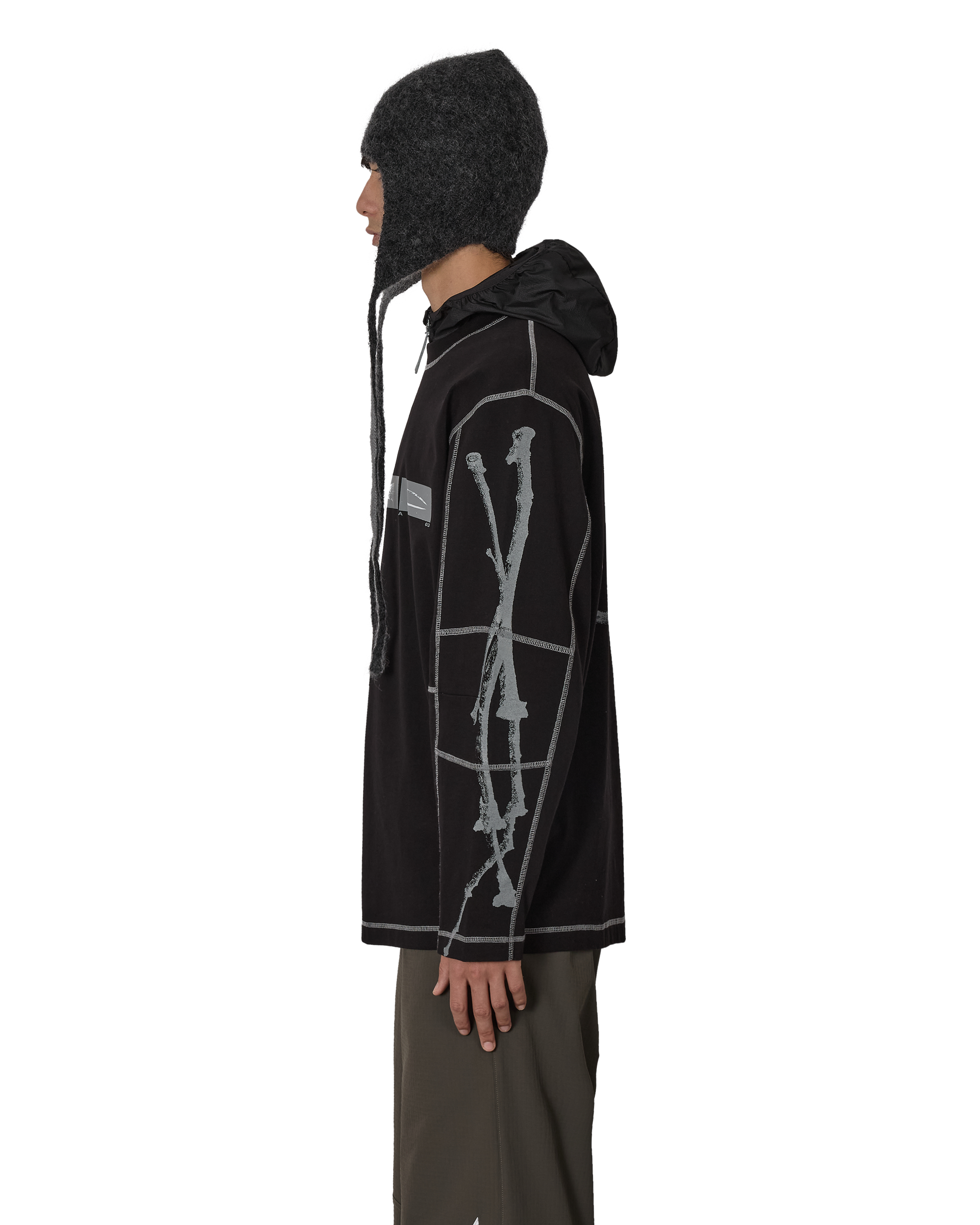 ROA Sticks Stitch Organic Long Sleeve J316811-S-Black 2